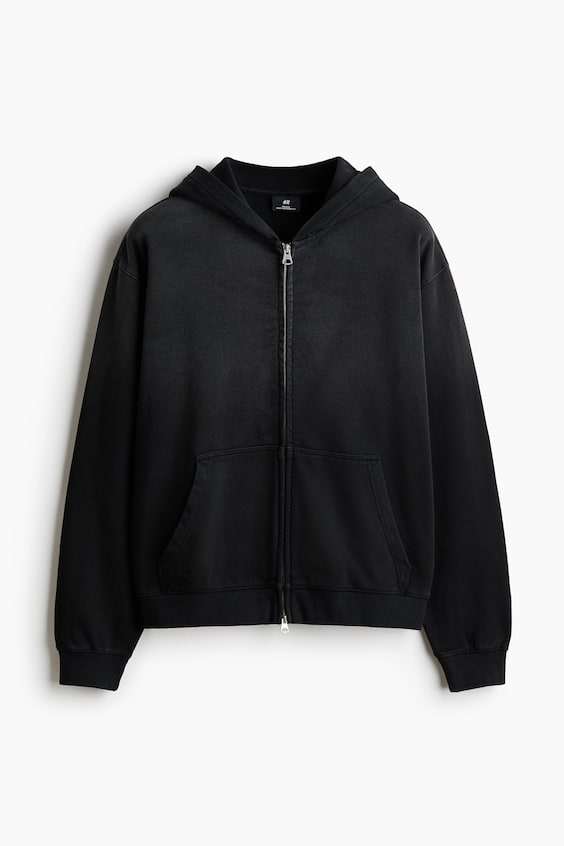 Мужские куртки H&M Relaxed-Fit Printed Hooded Jacket