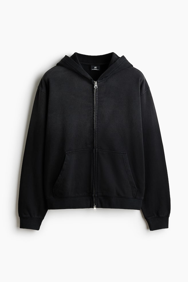 Relaxed-Fit Printed Hooded Jacket - Black/New Borough League/Gray melange/Sports Archive - 1
