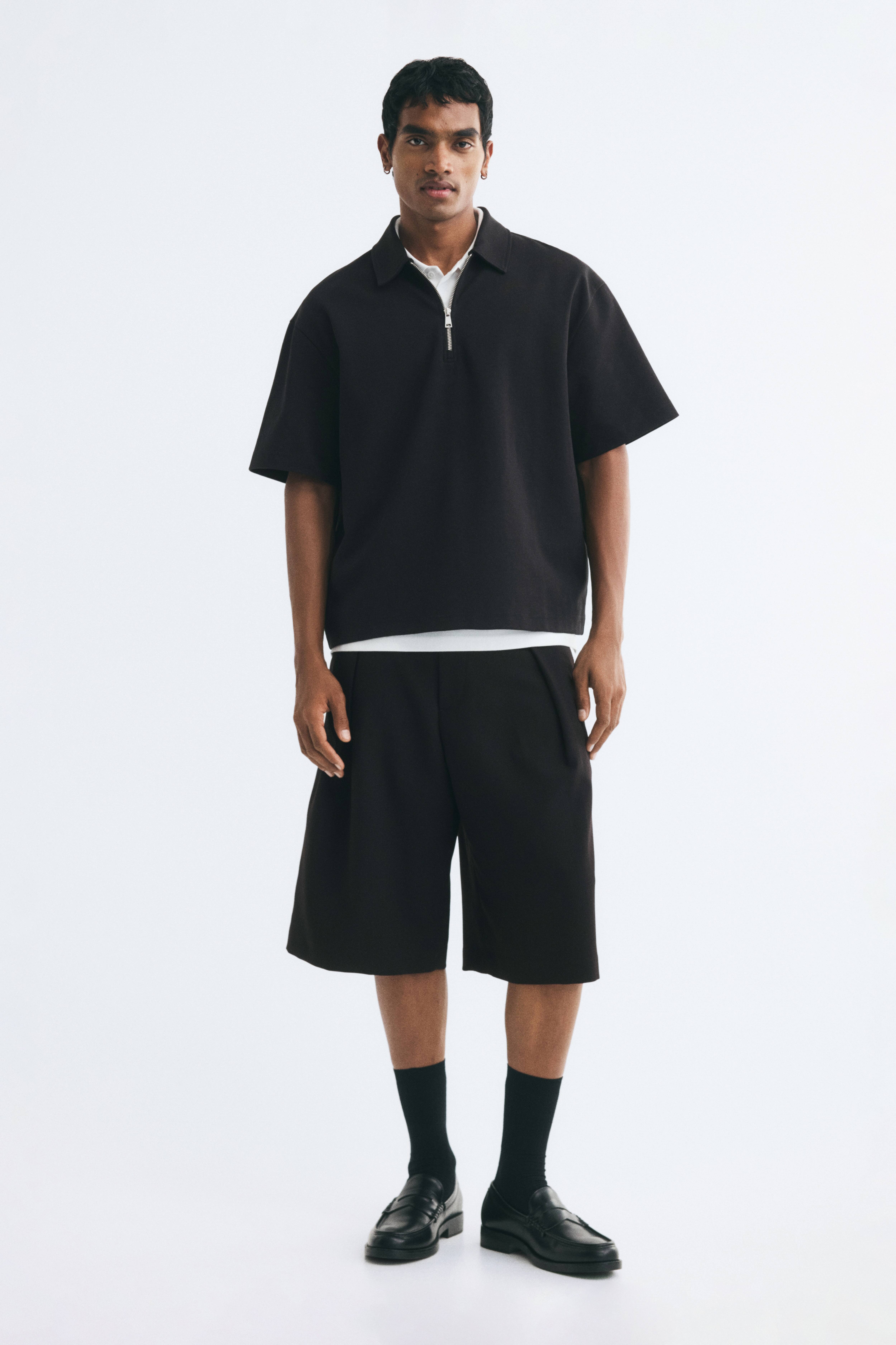 Loose-Fit Bermuda Shorts
