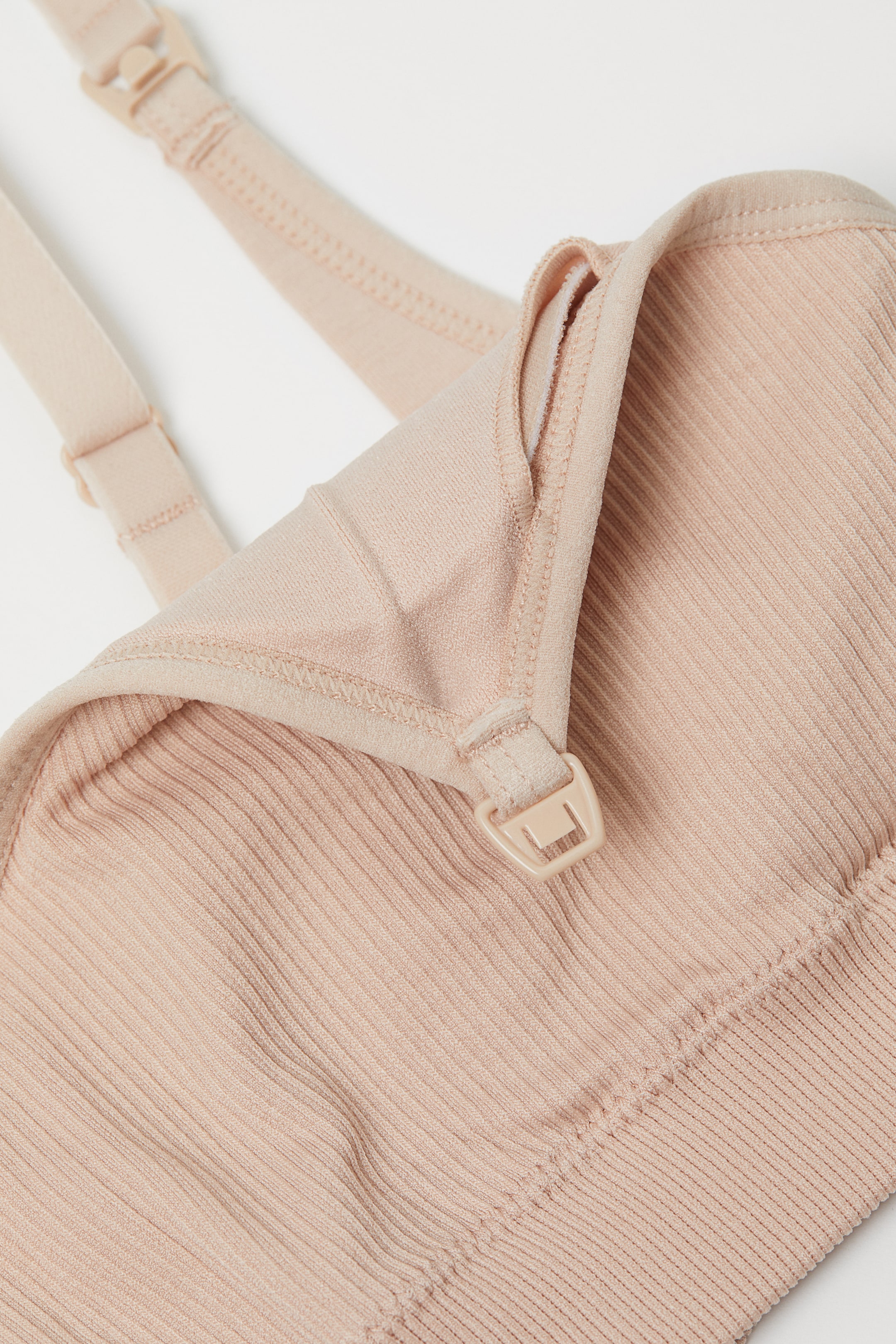 Vis større bilde: MAMA 2-pack amme-bh - Pudderbeige/Sort - DAME | H&M NO 2