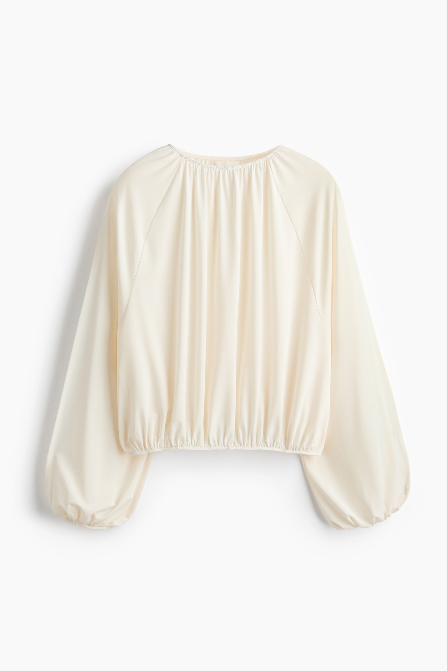 Open-sleeve top - Cream - 2