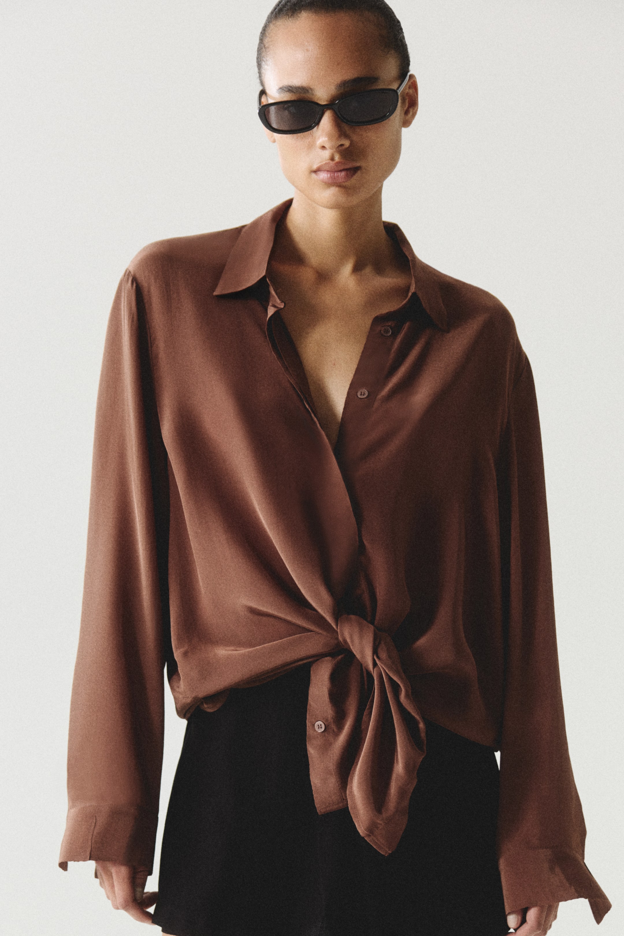 Женские рубашки H&M Viscose Shirt — фото 3