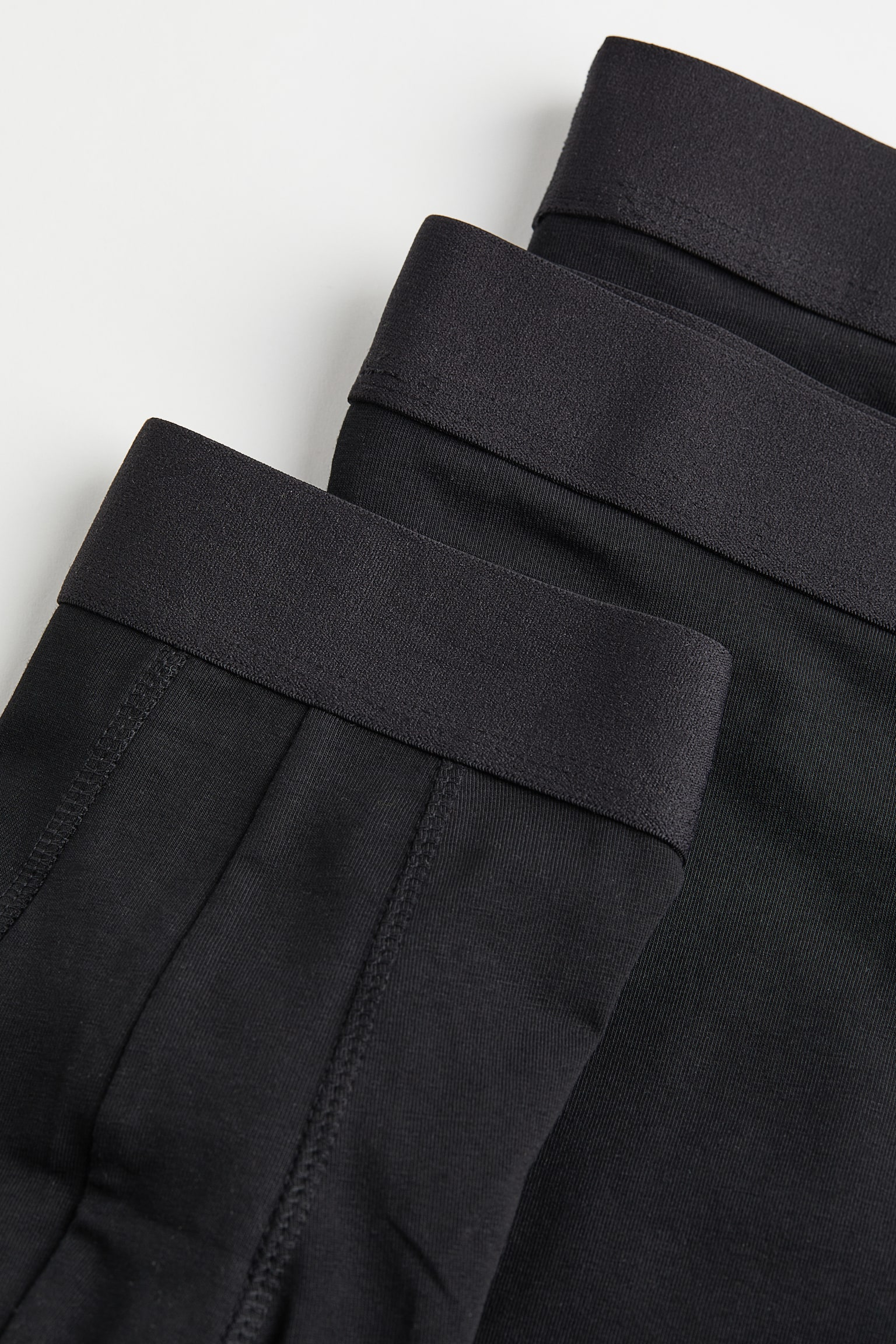 Трусы-боксеры Lycra® для мужчин, 10 шт. — H&M, цвет: Чёрный — фото 4