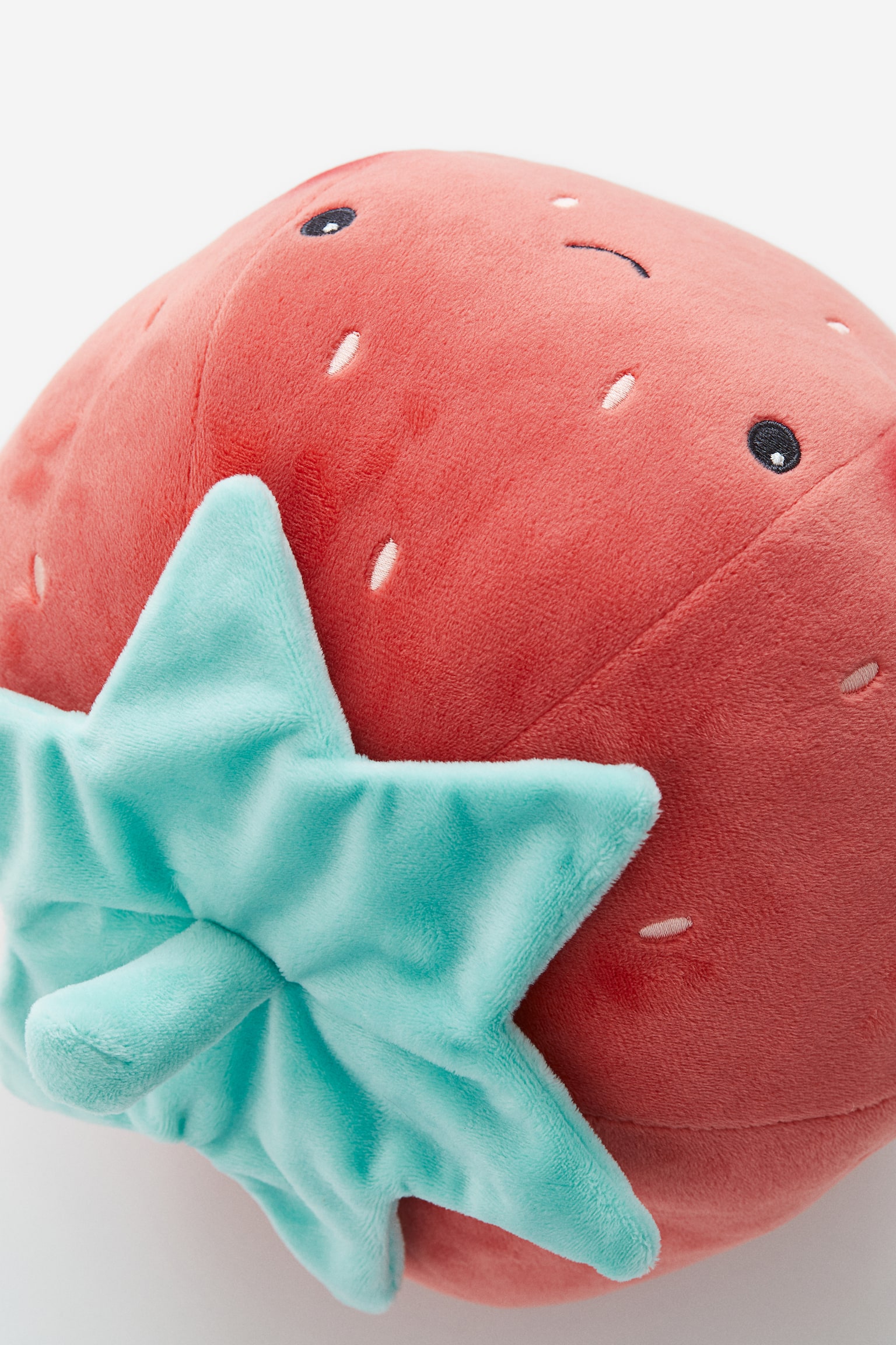 Strawberry-shaped Soft Toy - Red - 2