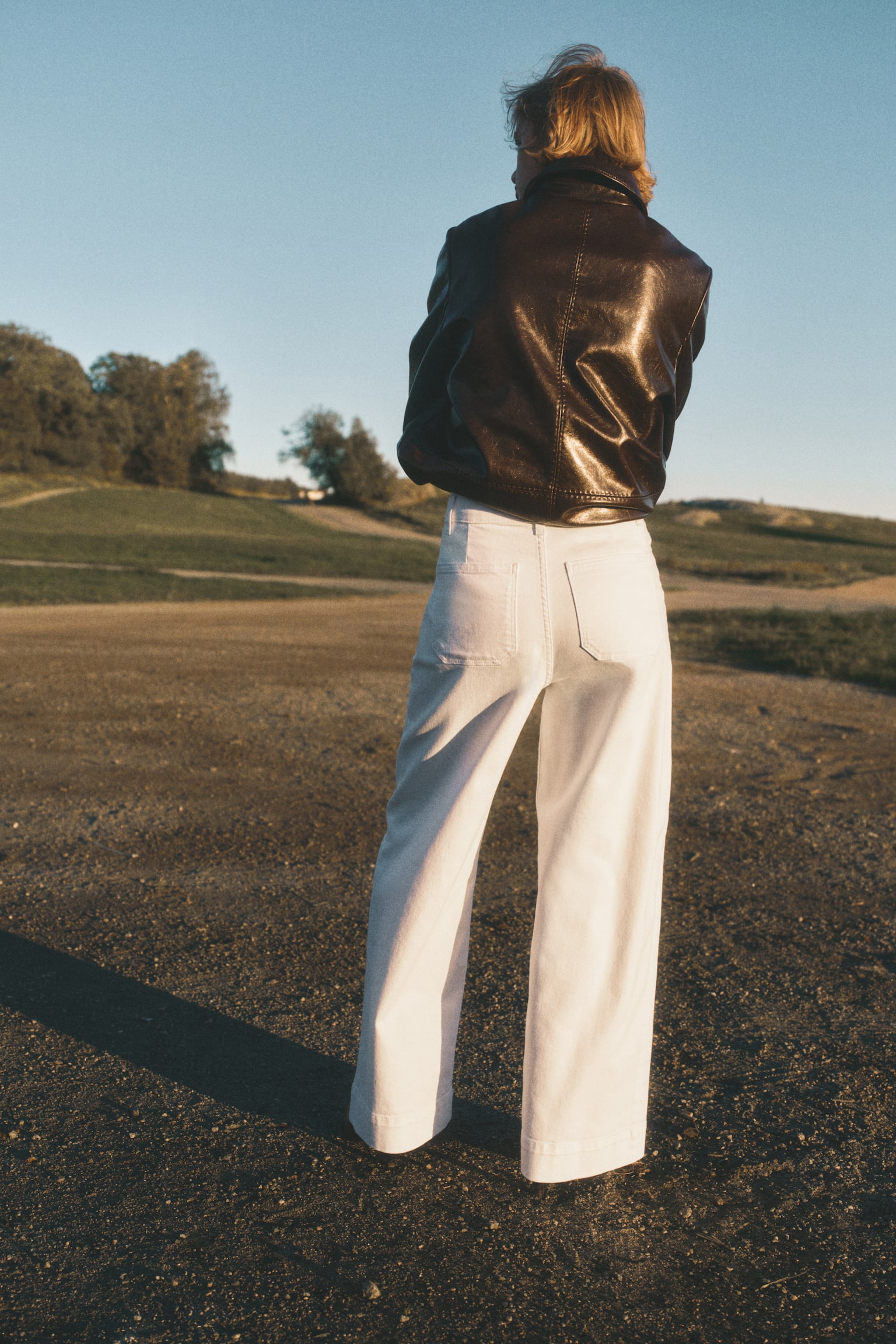 Wide High Jeans - White - 5