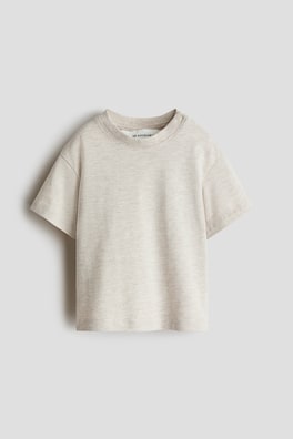 T-shirt i pimabomull med lös passform