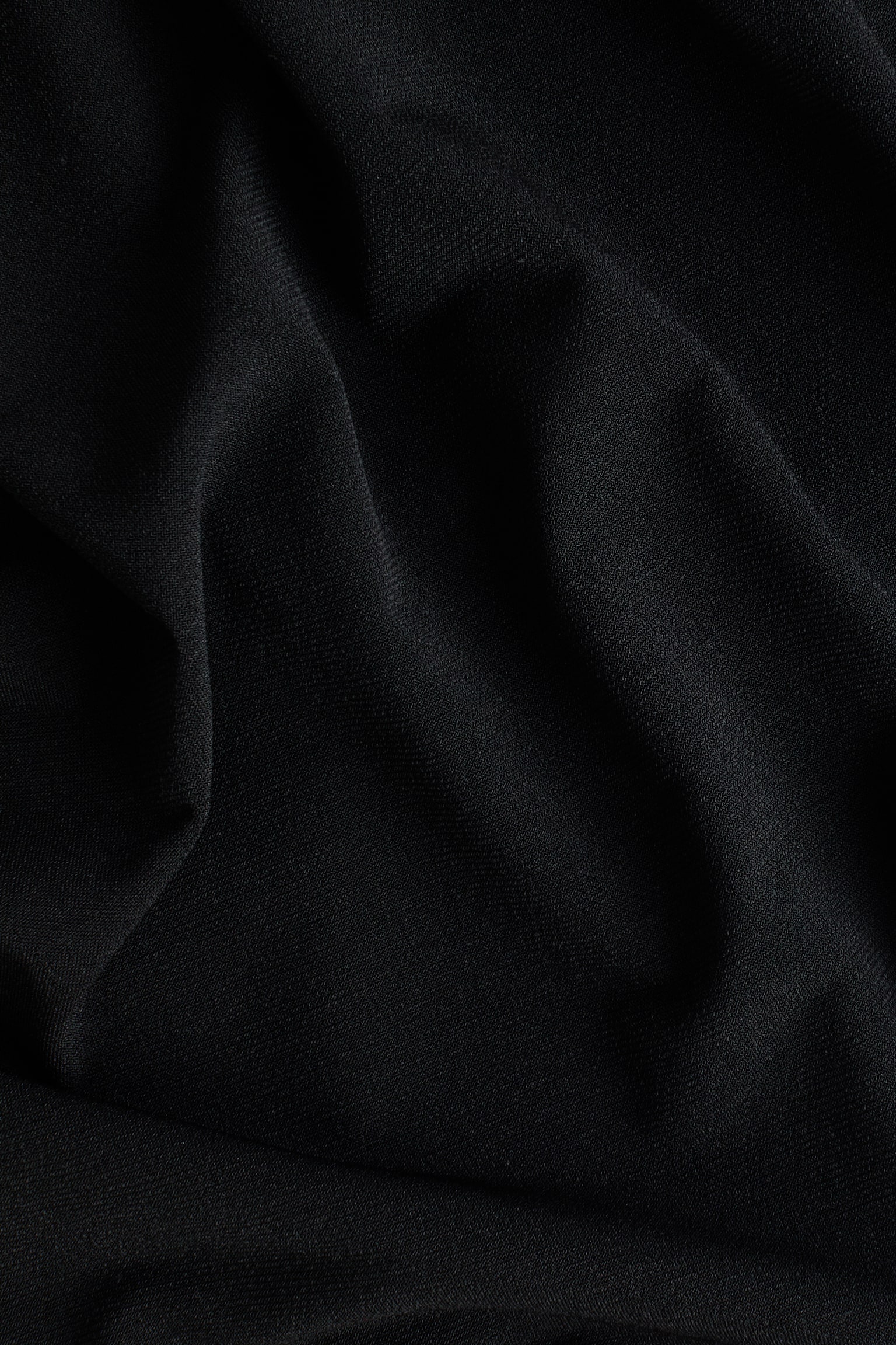 Cape-detail top - Noir/Orange pâle - 5