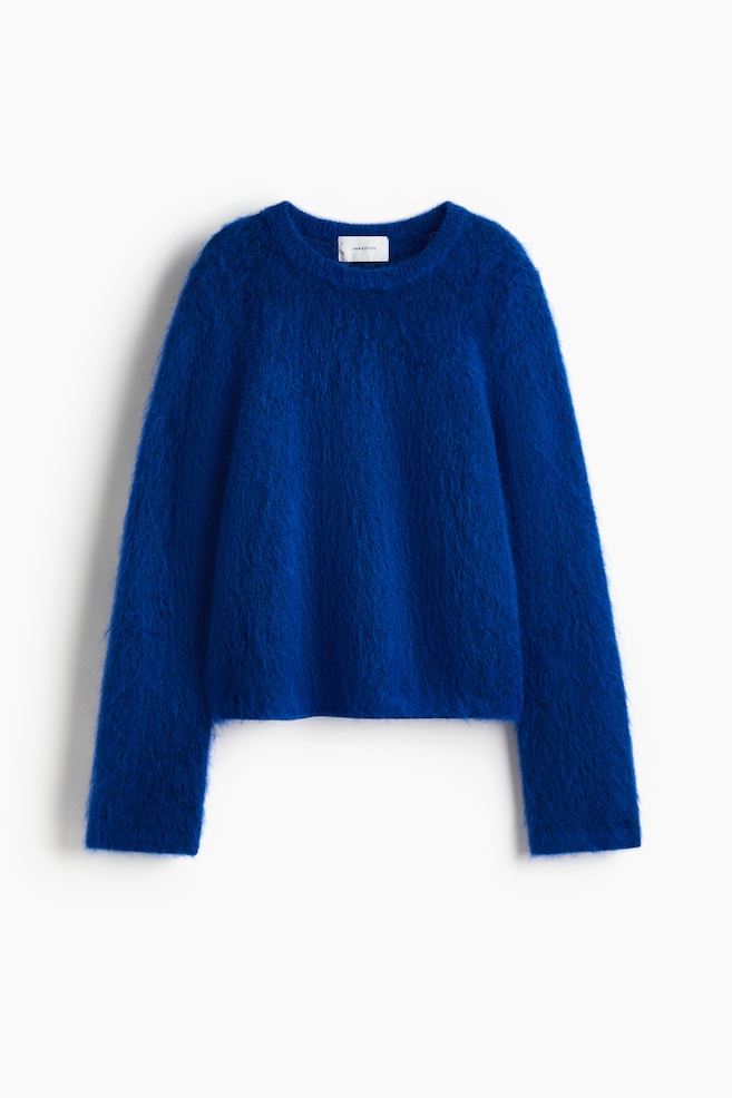 Mohair-blend jumper - Bright blue/Dark grey marl/Cream/Dark beige/Black/Bright red - 1