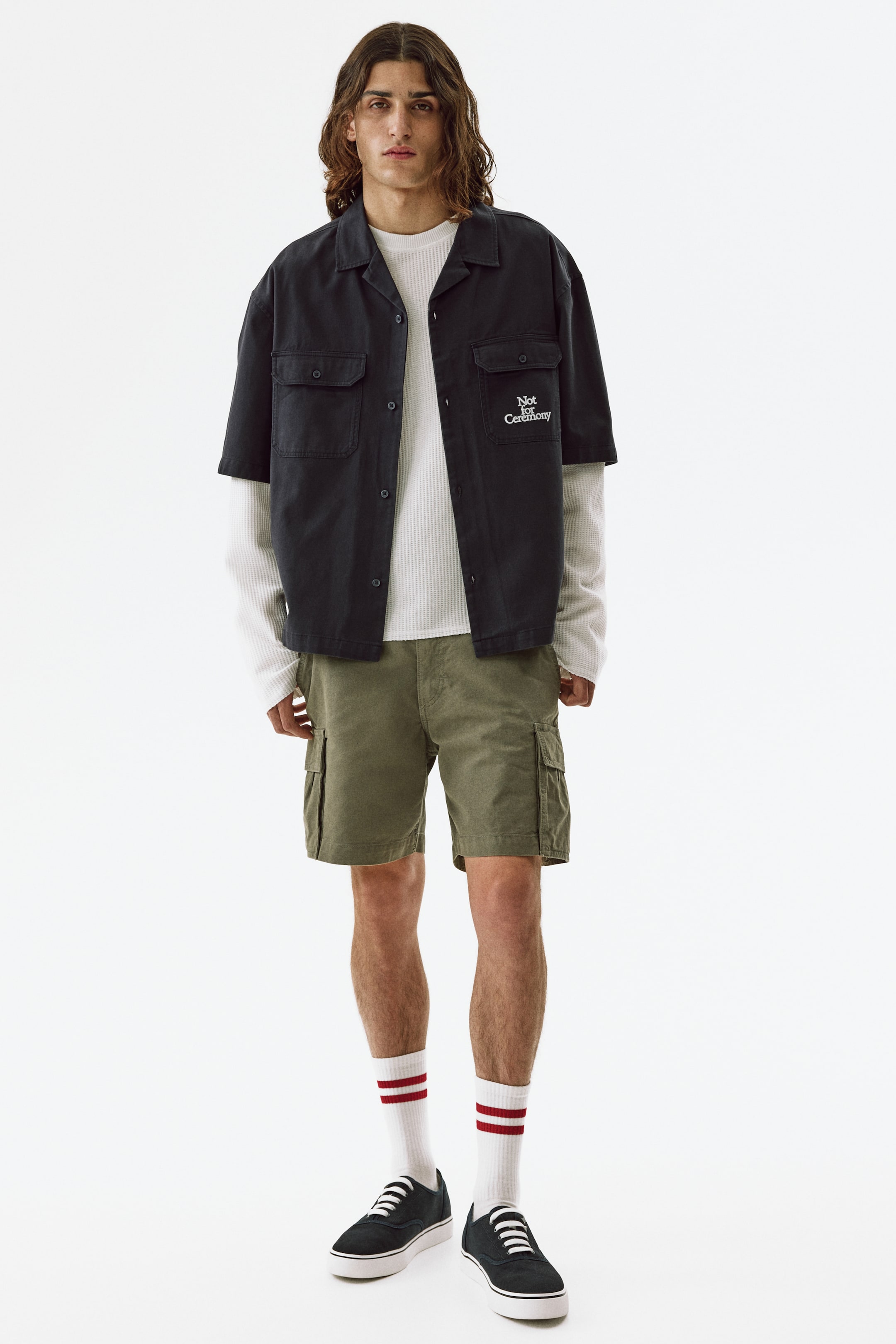 Relaxed-Fit Short-Sleeved Utility Shirt