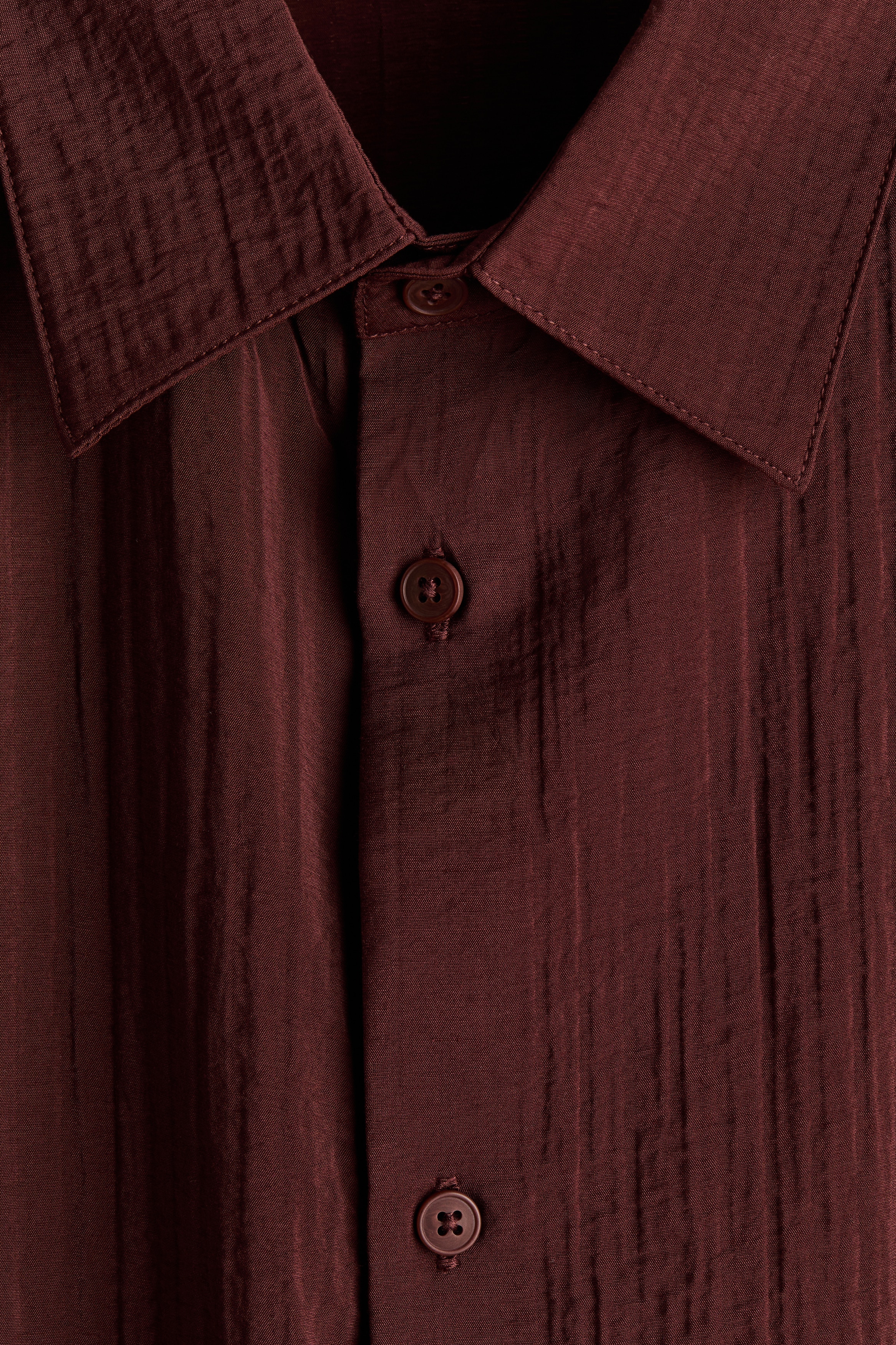 Men's Burgundy Relaxed-Fit Shirt | H&M US