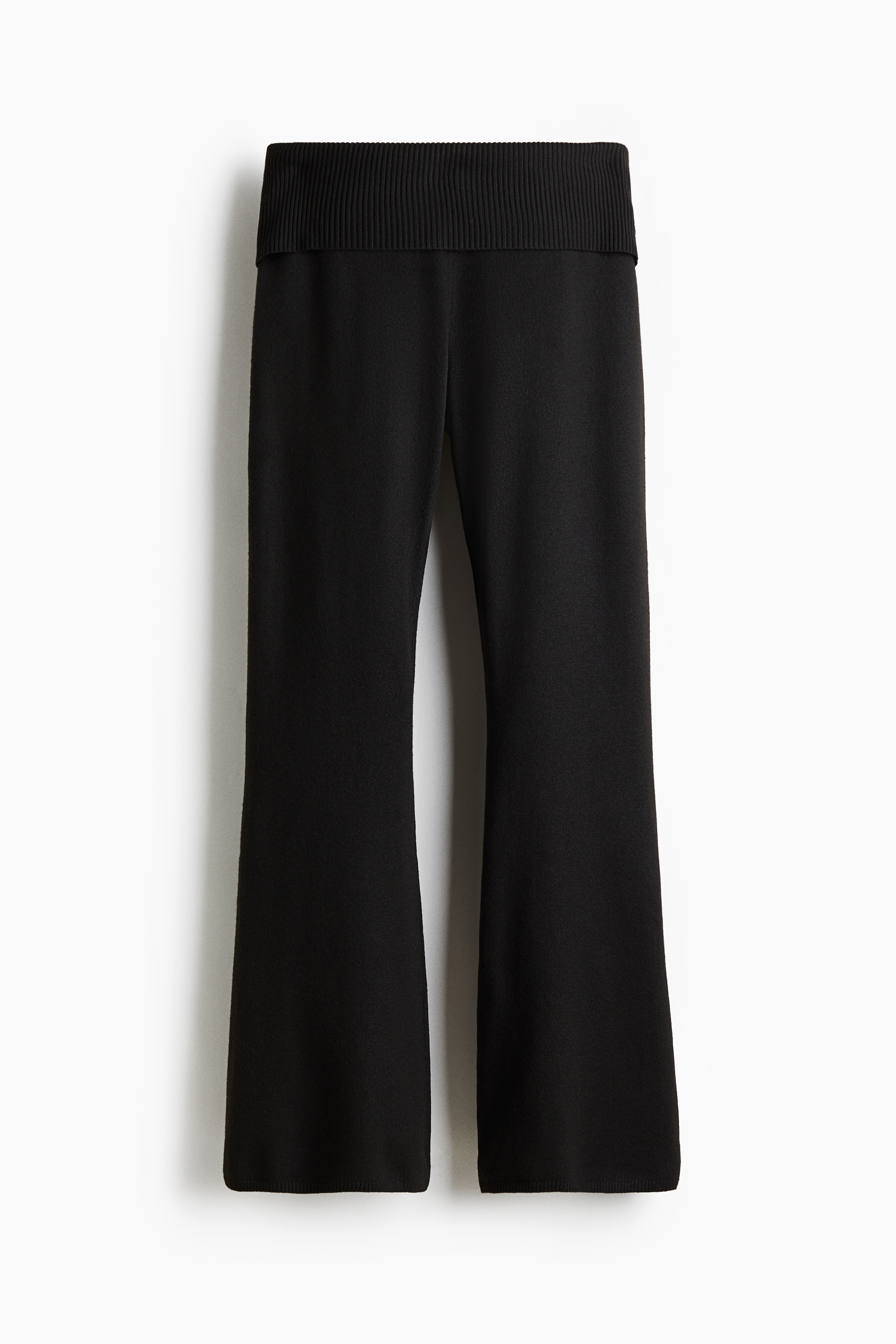 Knit Yoga Pants - Black/Light blue/Navy blue/Dark brown/Burgundy