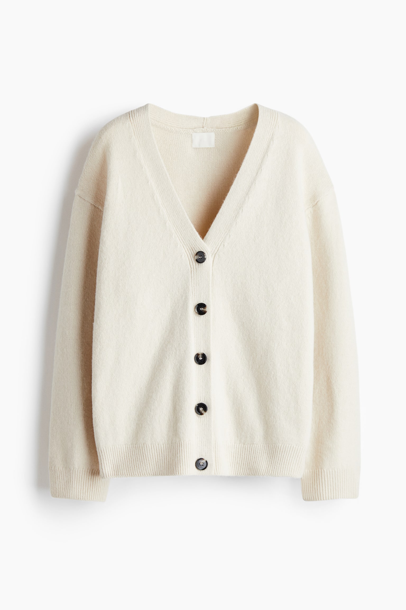 Женский кардиган H&M Knit, цвет: Кремовый — фото 1