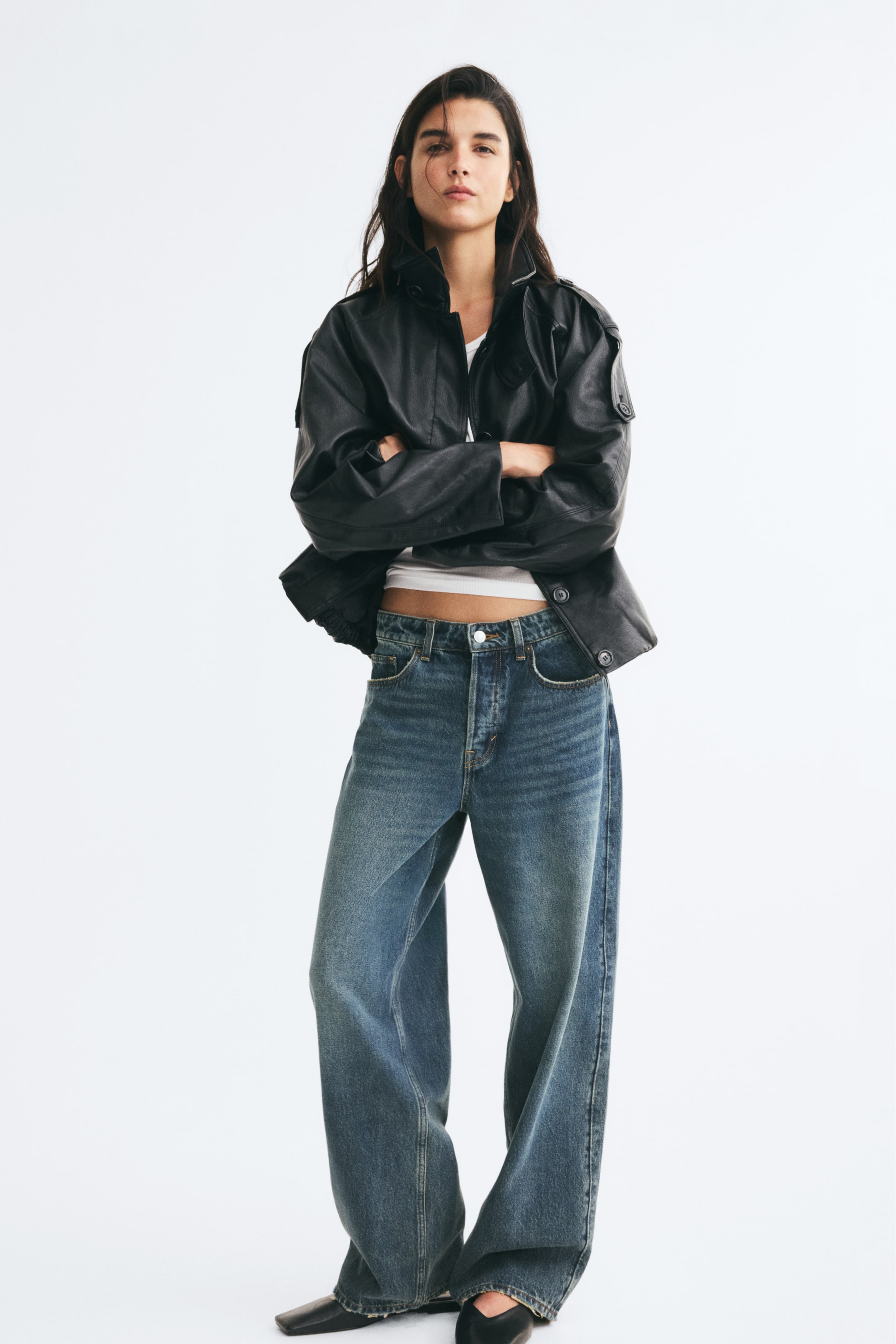 Baggy Regular Waist Jeans