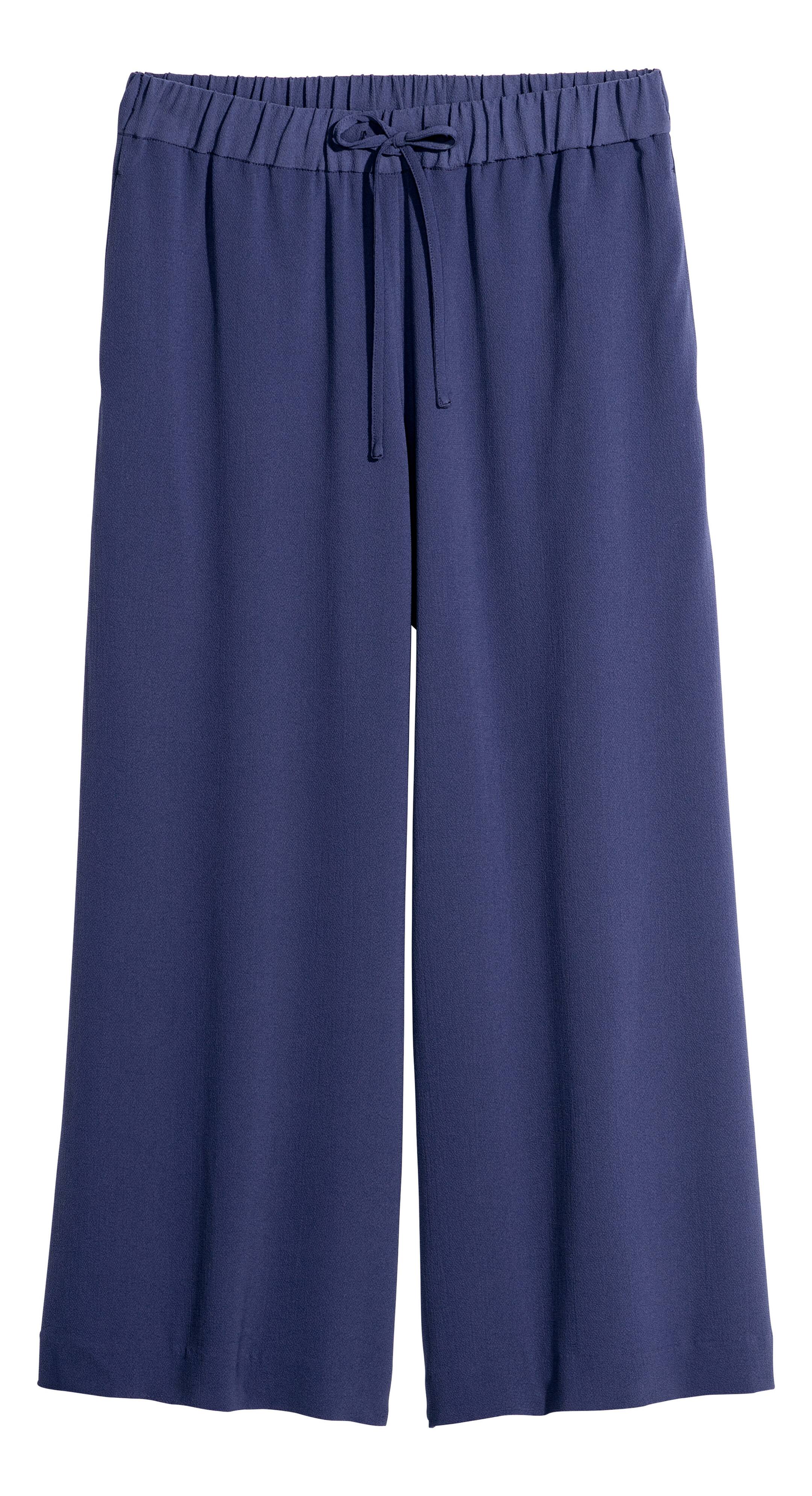 拡大画像を表示: ワイドパンツ - ダスキーブルー - レディース | H&M JP 1