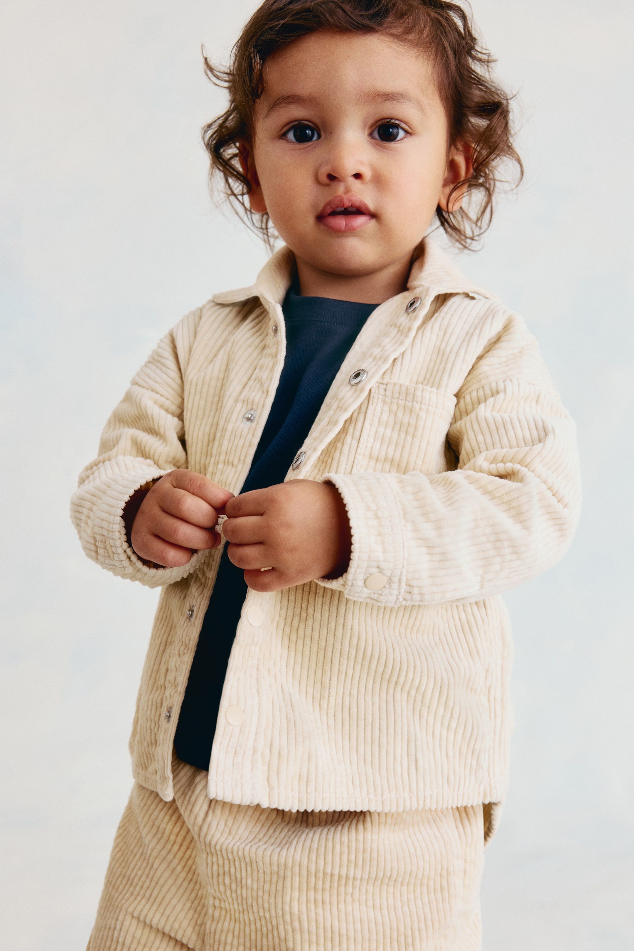 Chemise en velours de coton côtelé