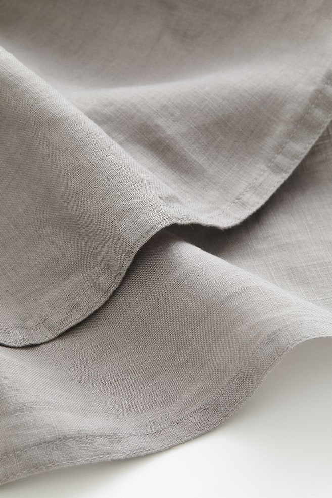 2-pack linen napkins - Grey/White/Anthracite grey/Beige/dc/dc - 3