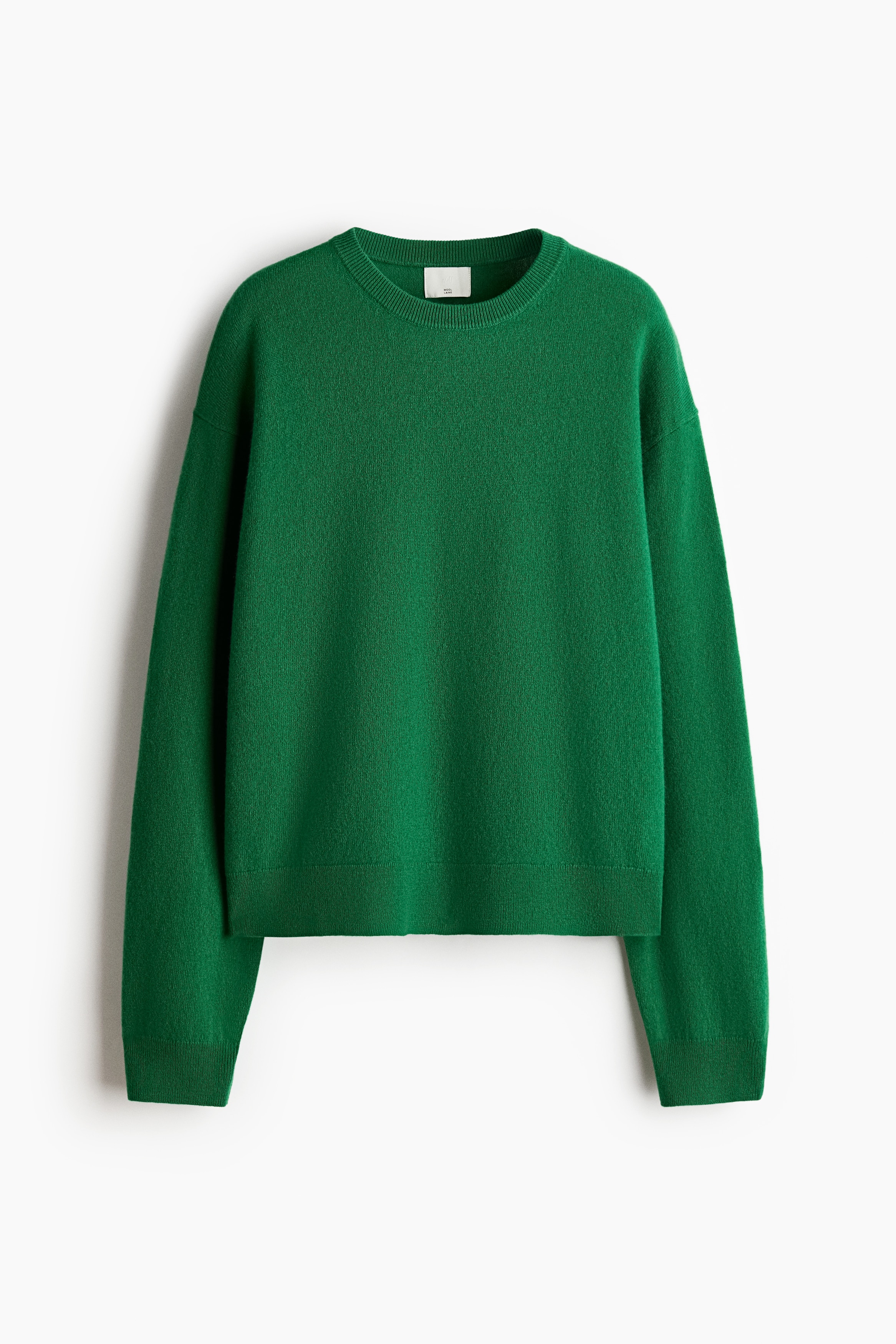 Oversized Wool Sweater - Green/Gray melange/Red/Dark beige/Light blue/Light beige/Navy blue