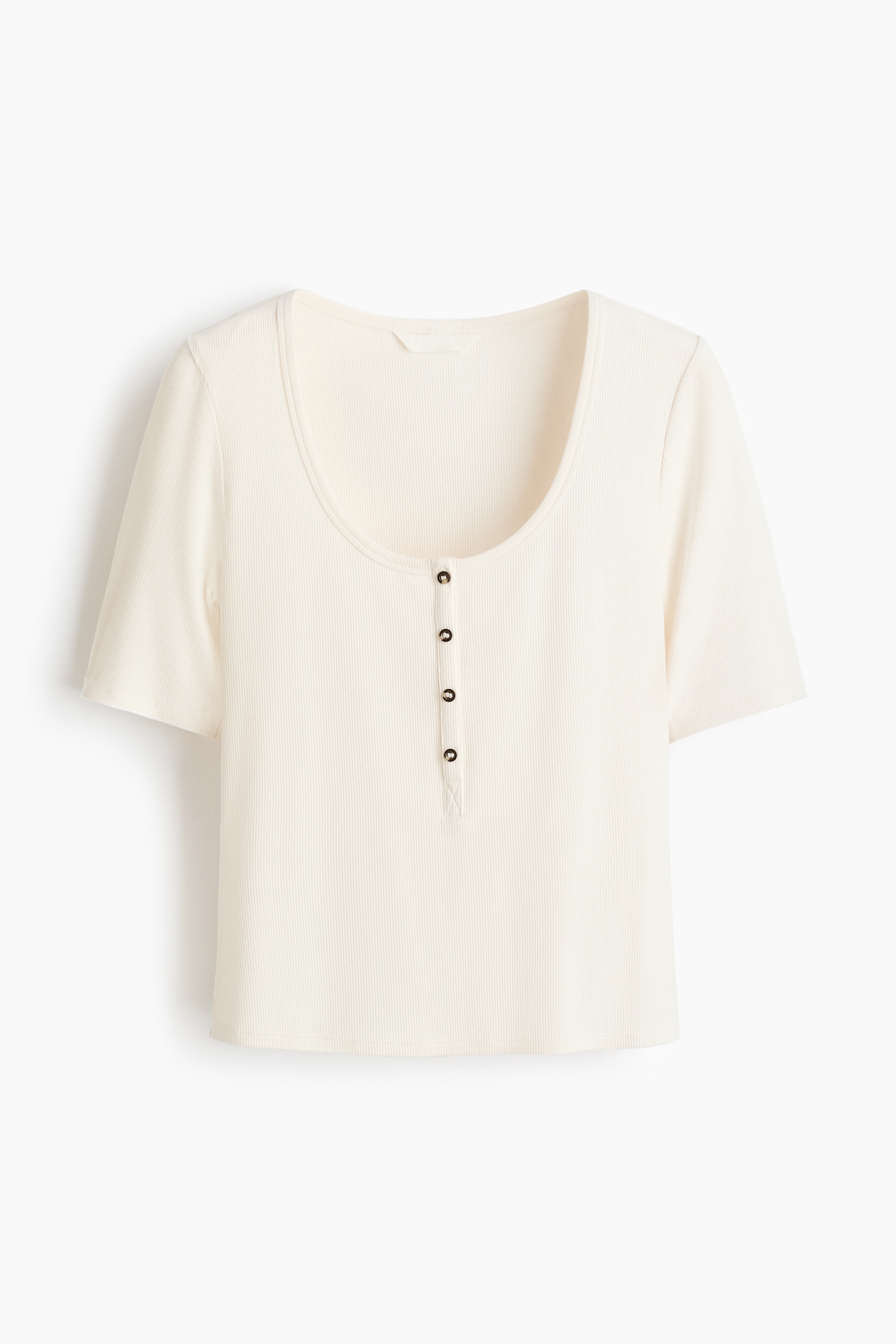 Áo viscose gân nổi - Màu kem/Màu ngọc lam khói nhạt/Màu xanh tím than