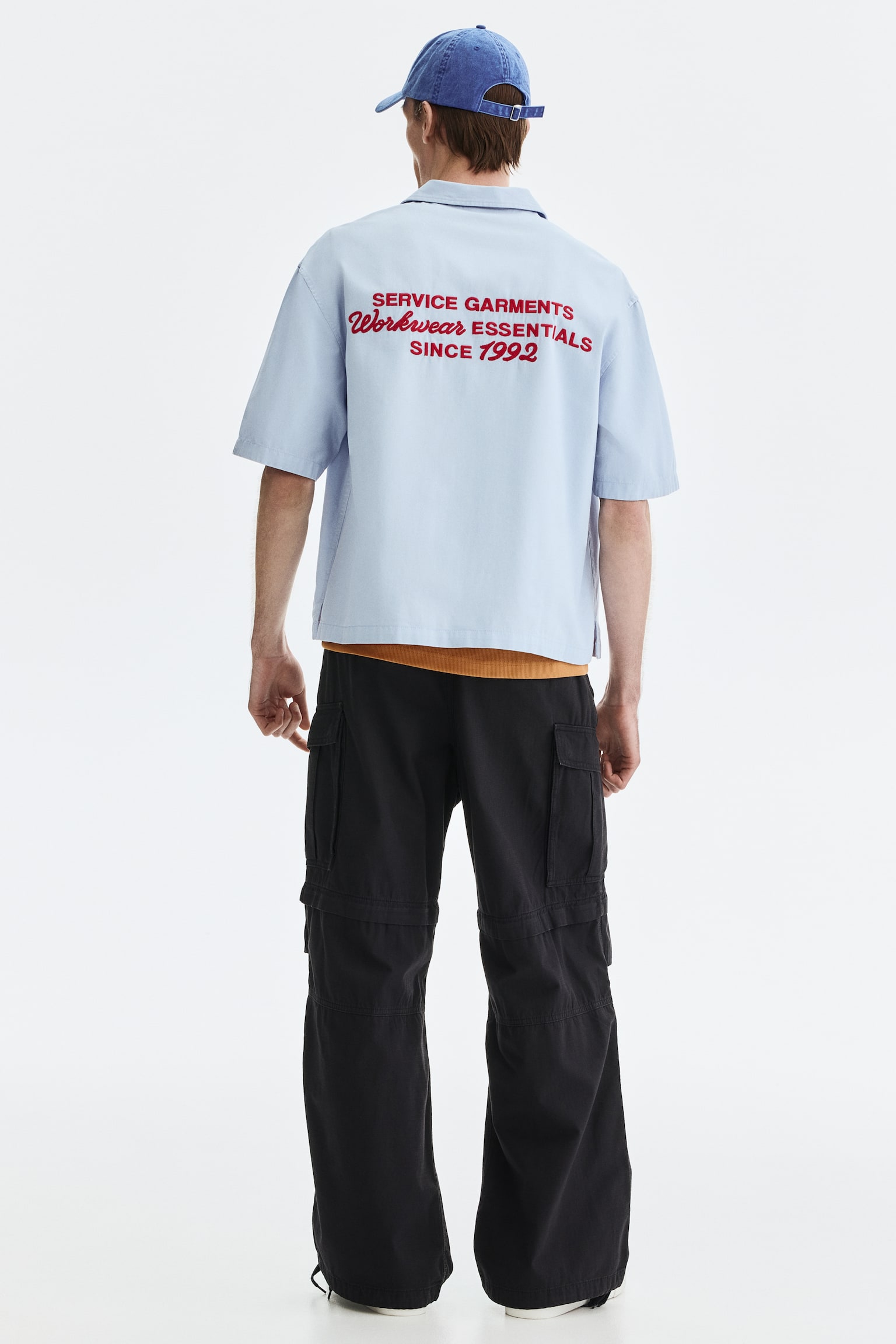 חולצת יוטיליטי עם שרוולים קצרים Relaxed Fit - 4