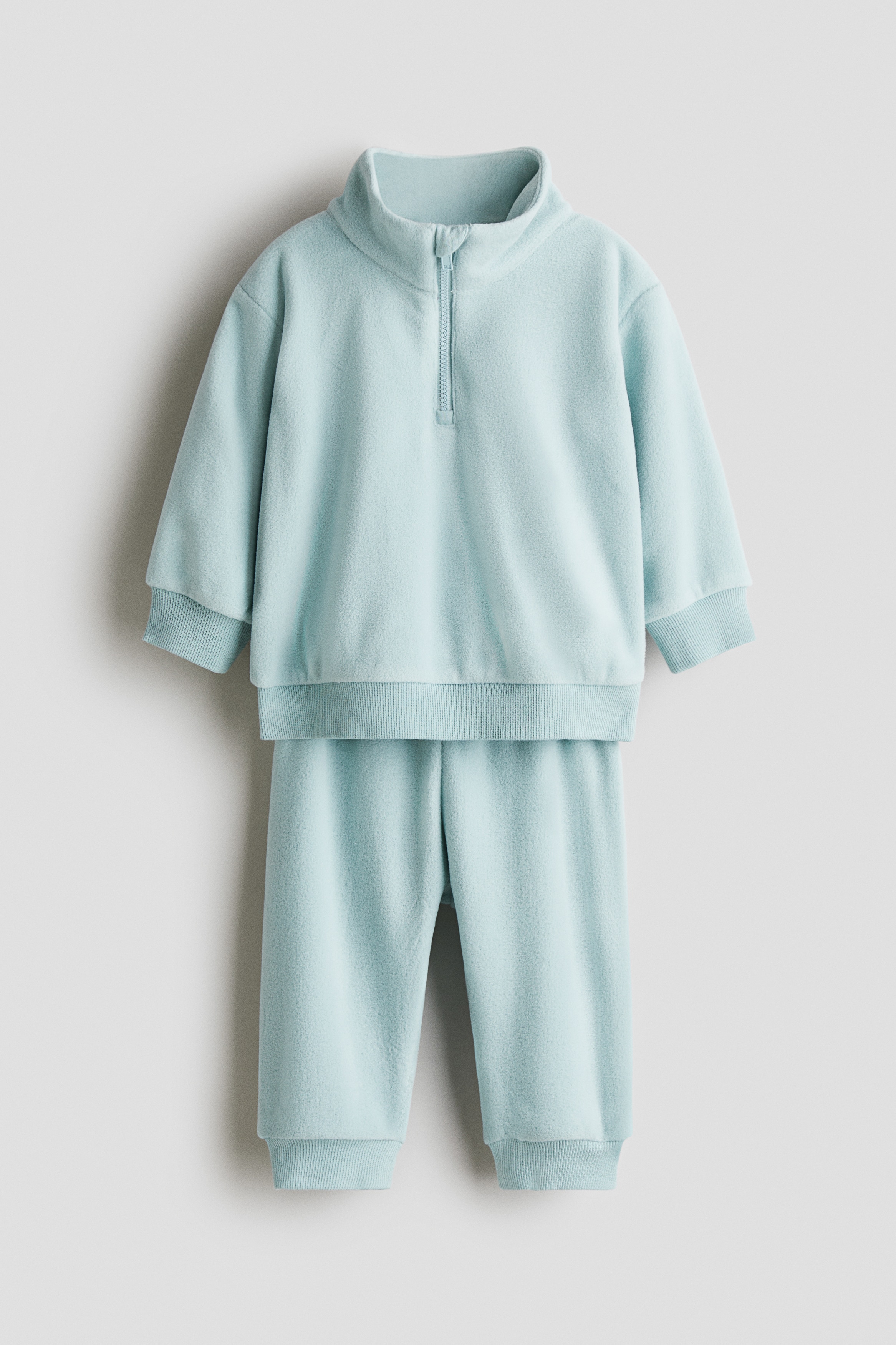H & M - 2-teiliges Fleece-Set - Türkis - Kinder