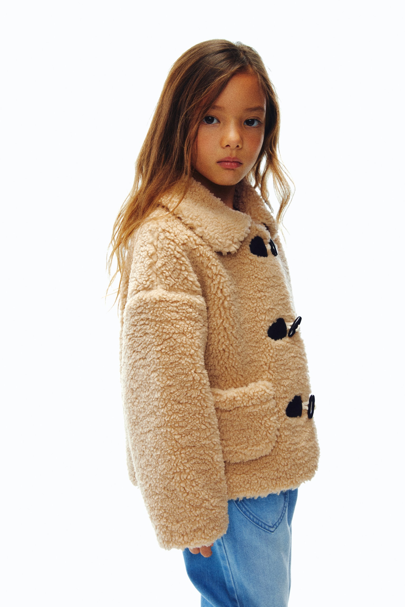 テディジャケット - ベージュ - 5