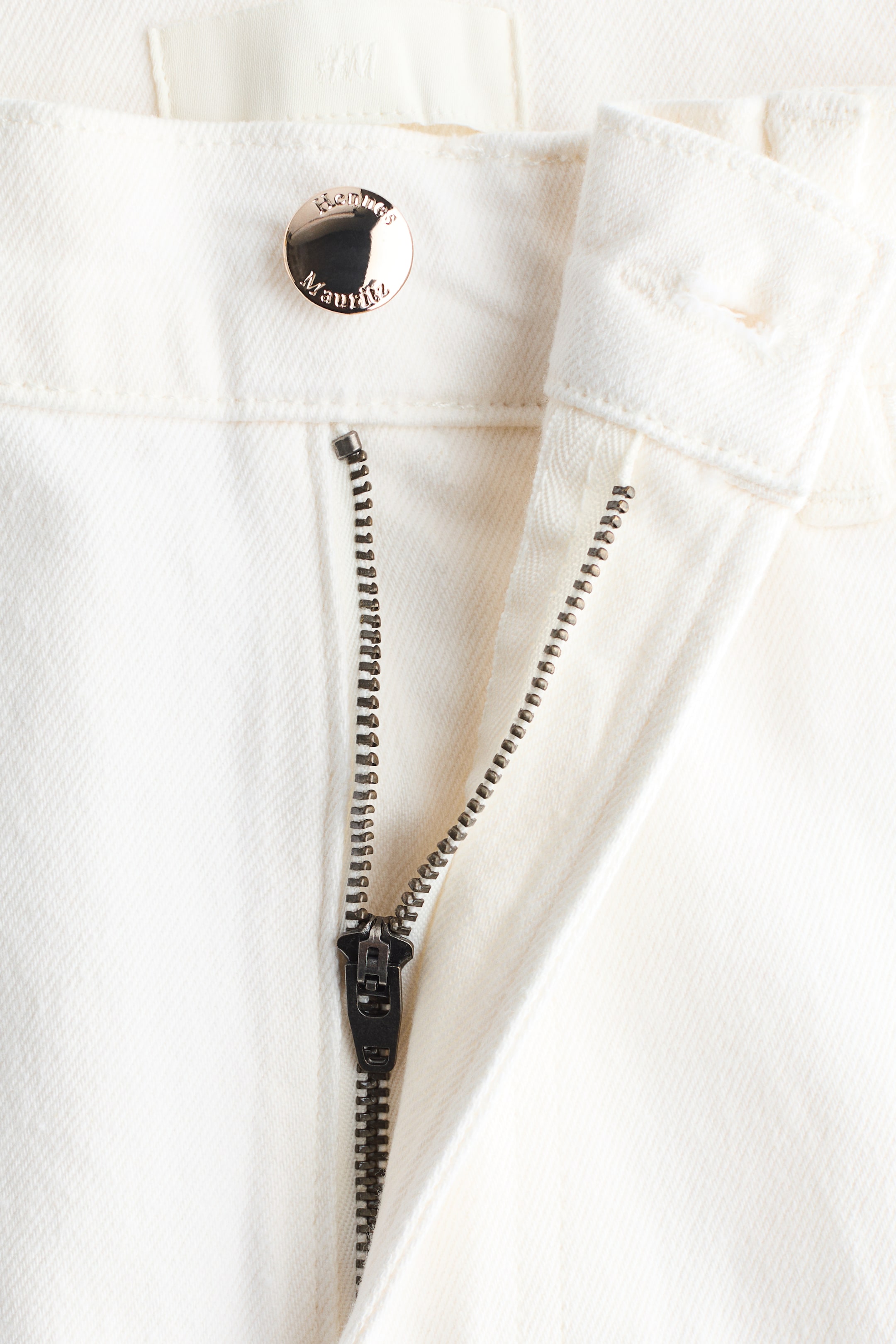 Jean droit taille haute