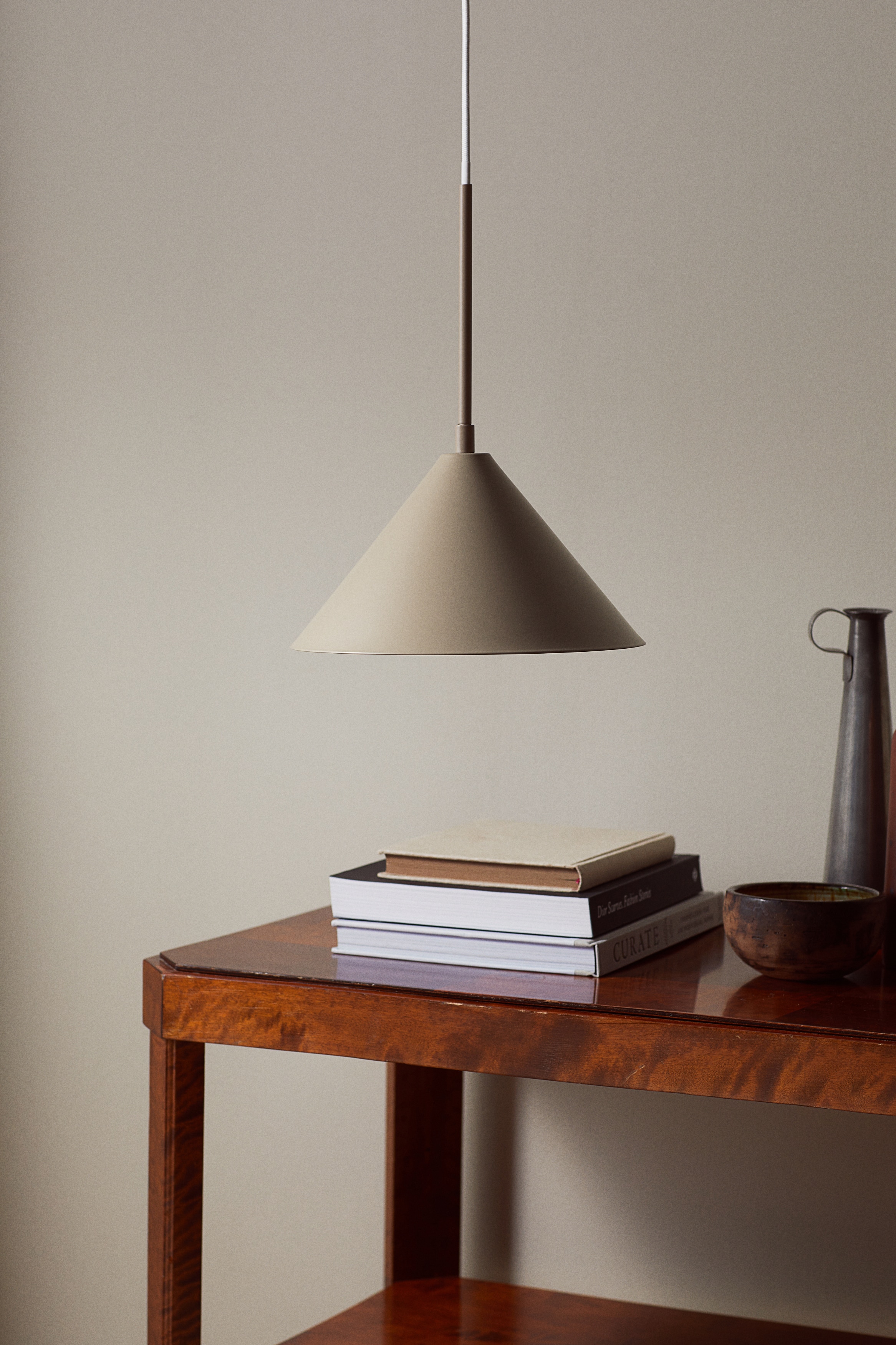 Lampada da soffitto in metallo - Beige chiaro