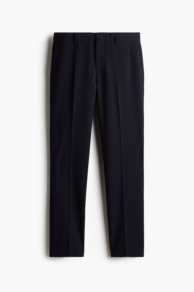 Slim-Fit Tailored Pants - Navy blue/Black/Light taupe/Dark brown/Dark blue/Beige/Dark gray/Dark brown - 1