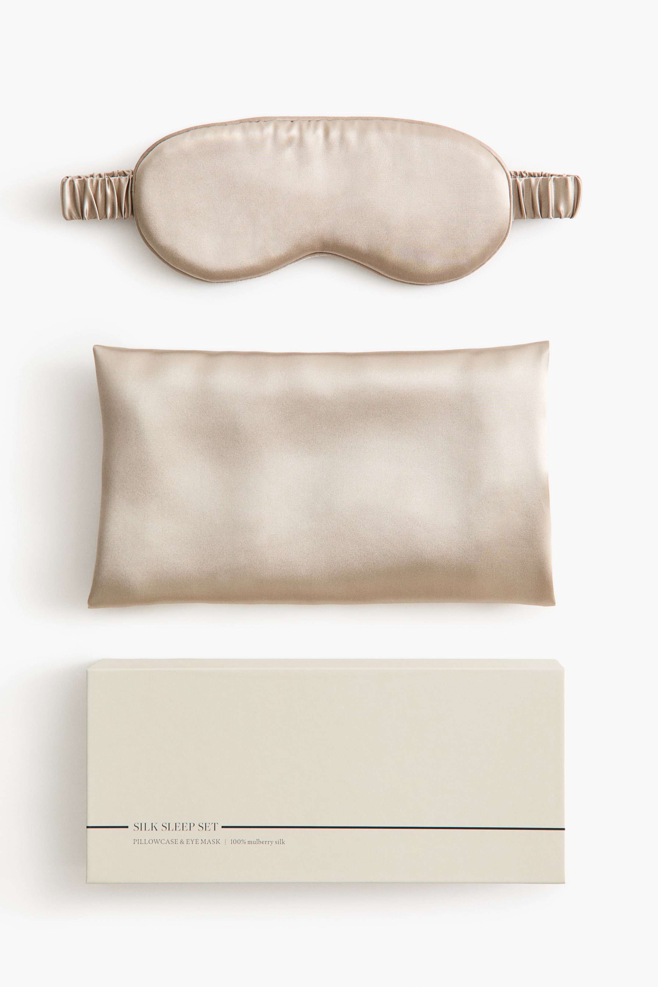 Silk Pillowcase and Sleep Mask