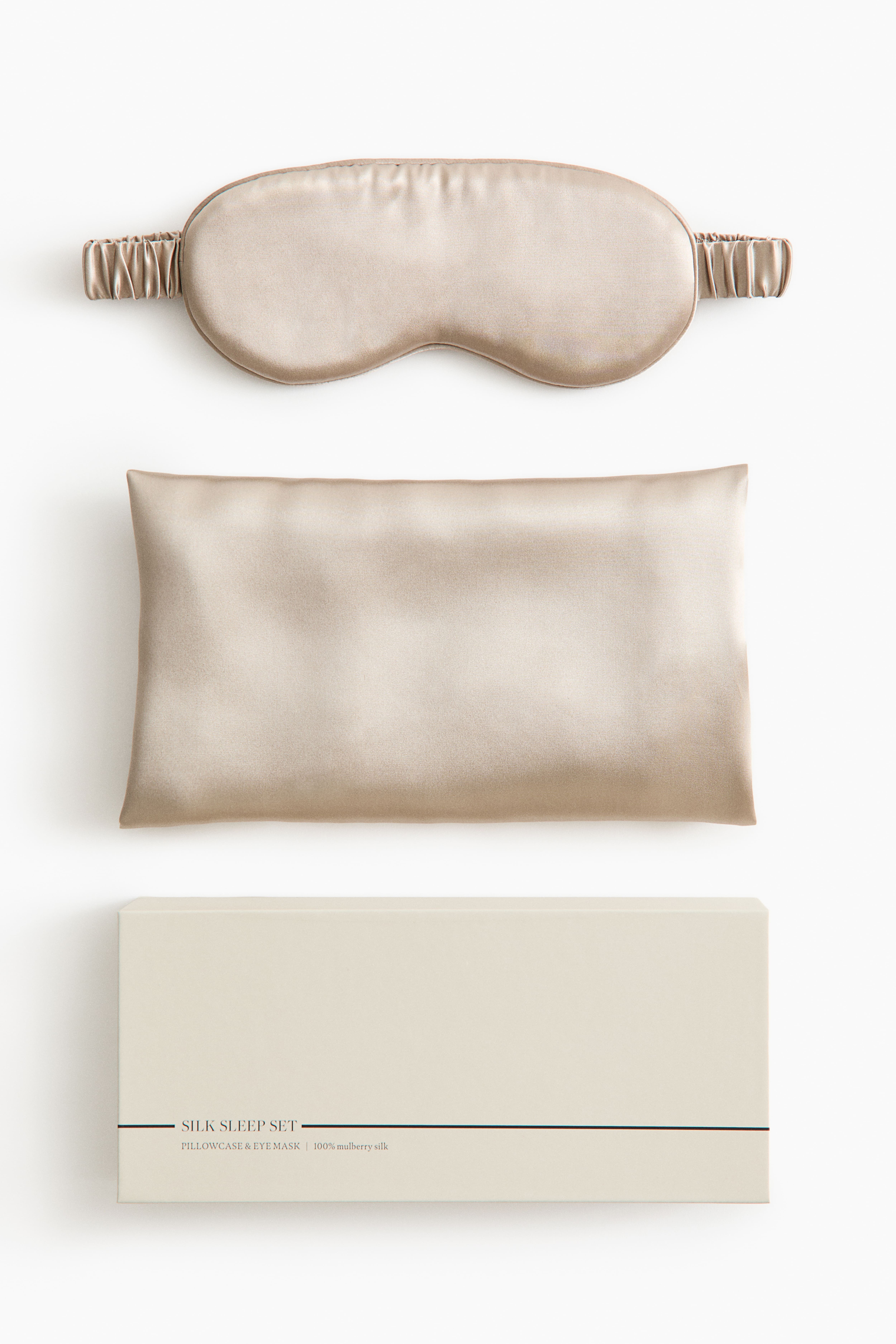 Silk Pillowcase and Sleep Mask