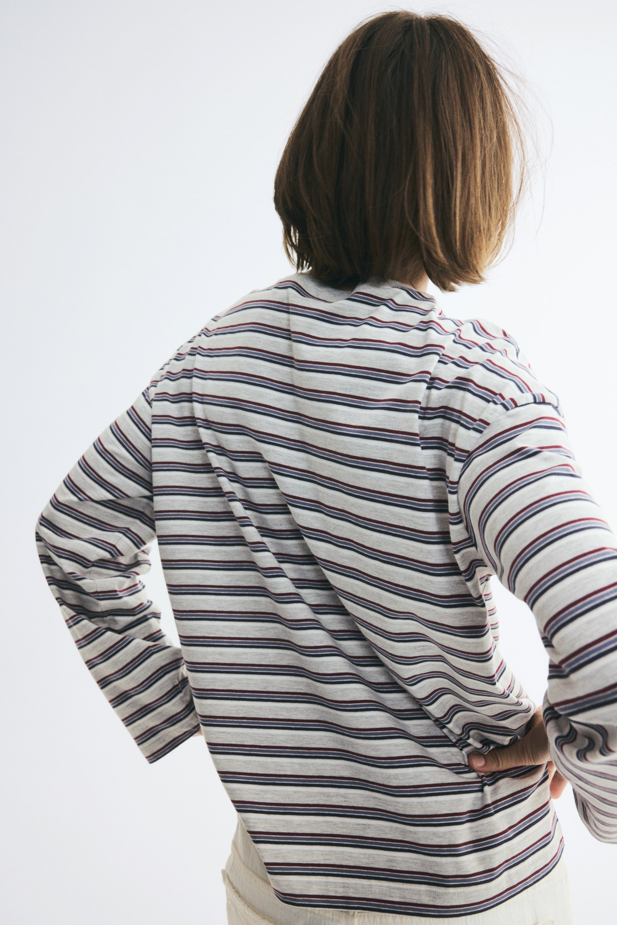 Long-Sleeved Cotton Top
