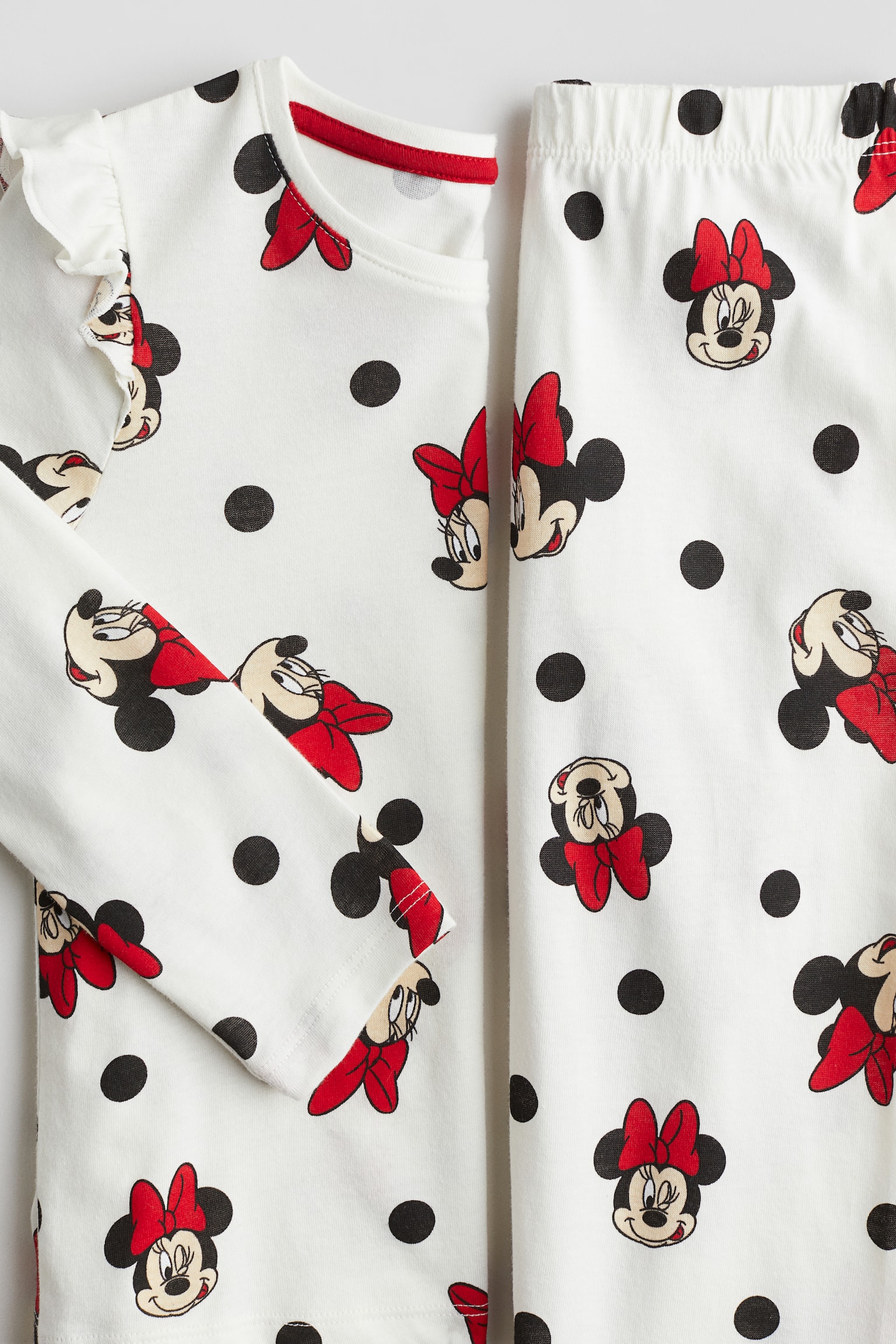 Jersey pyjamas - White/Minnie Mouse/White/Disney Princesses/Pink/Bluey/Blue/Frozen/Light blue/Lilo & Stitch/Pink/Barbie/Dark grey/Minnie Mouse/Dusty pink/Paw Patrol/White/Hello Kitty/Light pink/Squishmallows - 2