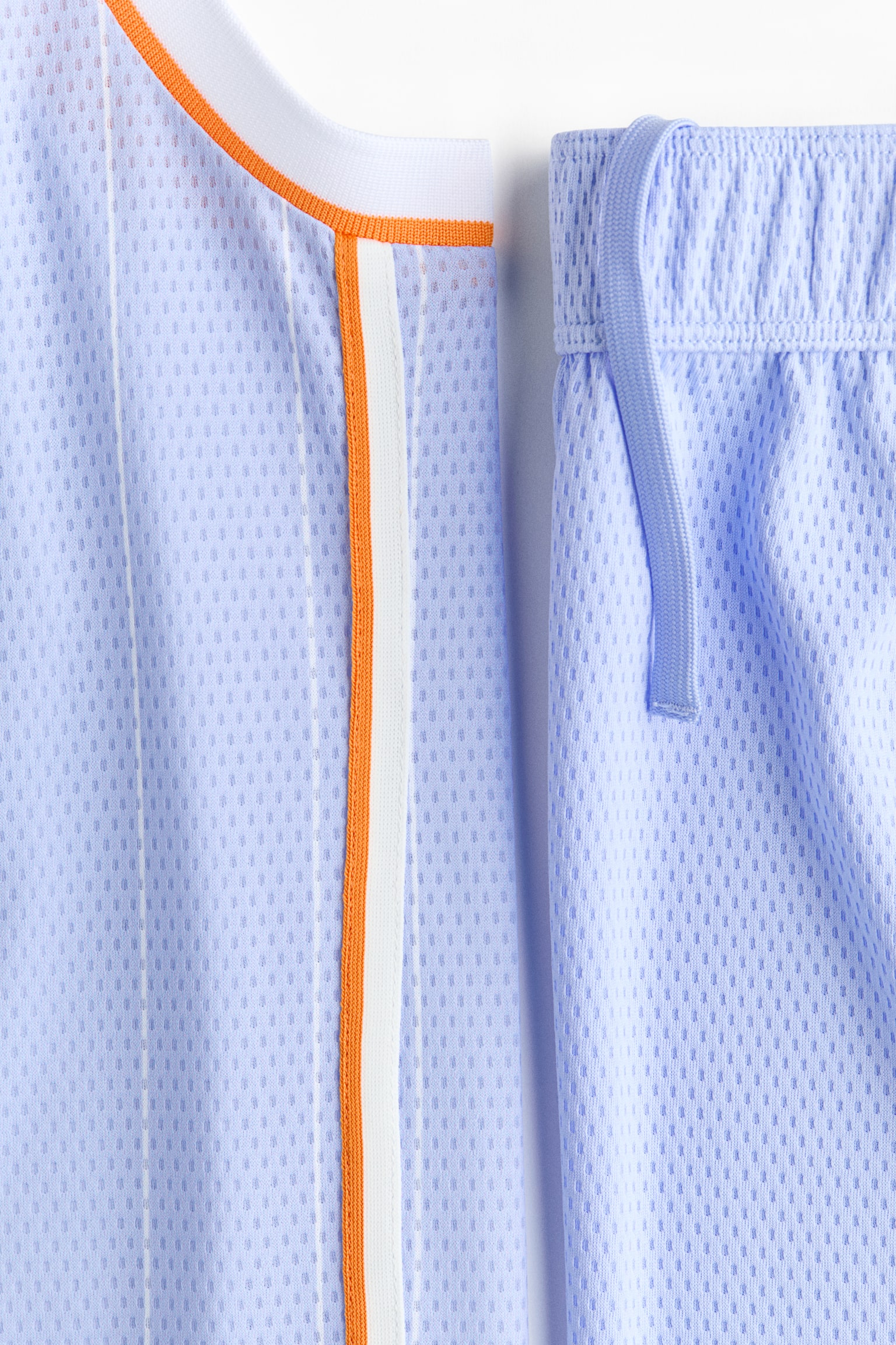 Детские комплекты H&M 2-Piece Sports Set with DryMove™, цвет: Светлый синий / Полосатый — фото 6