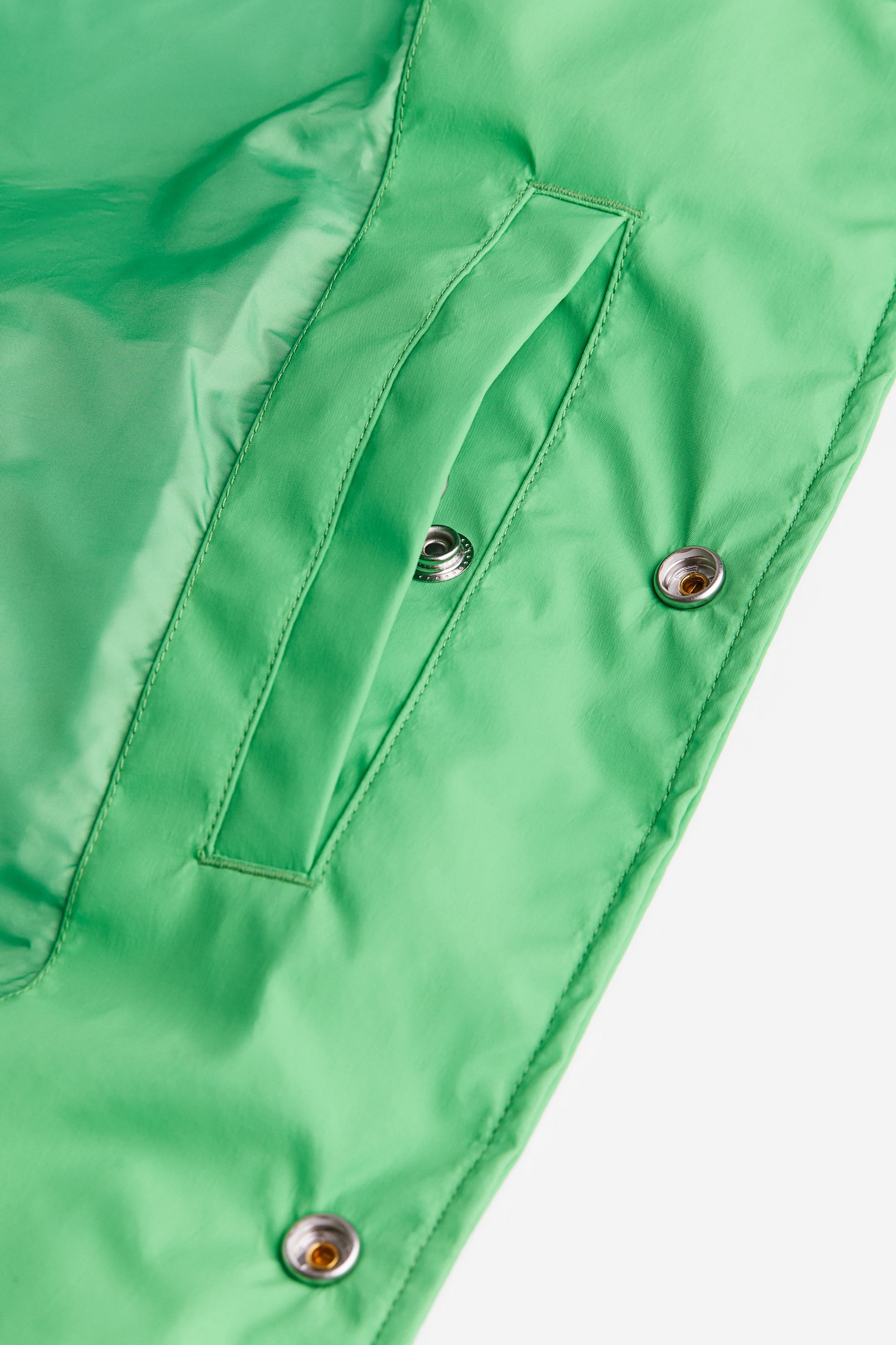 Oversized Fit Sports puffer jacket - Bright green - 4