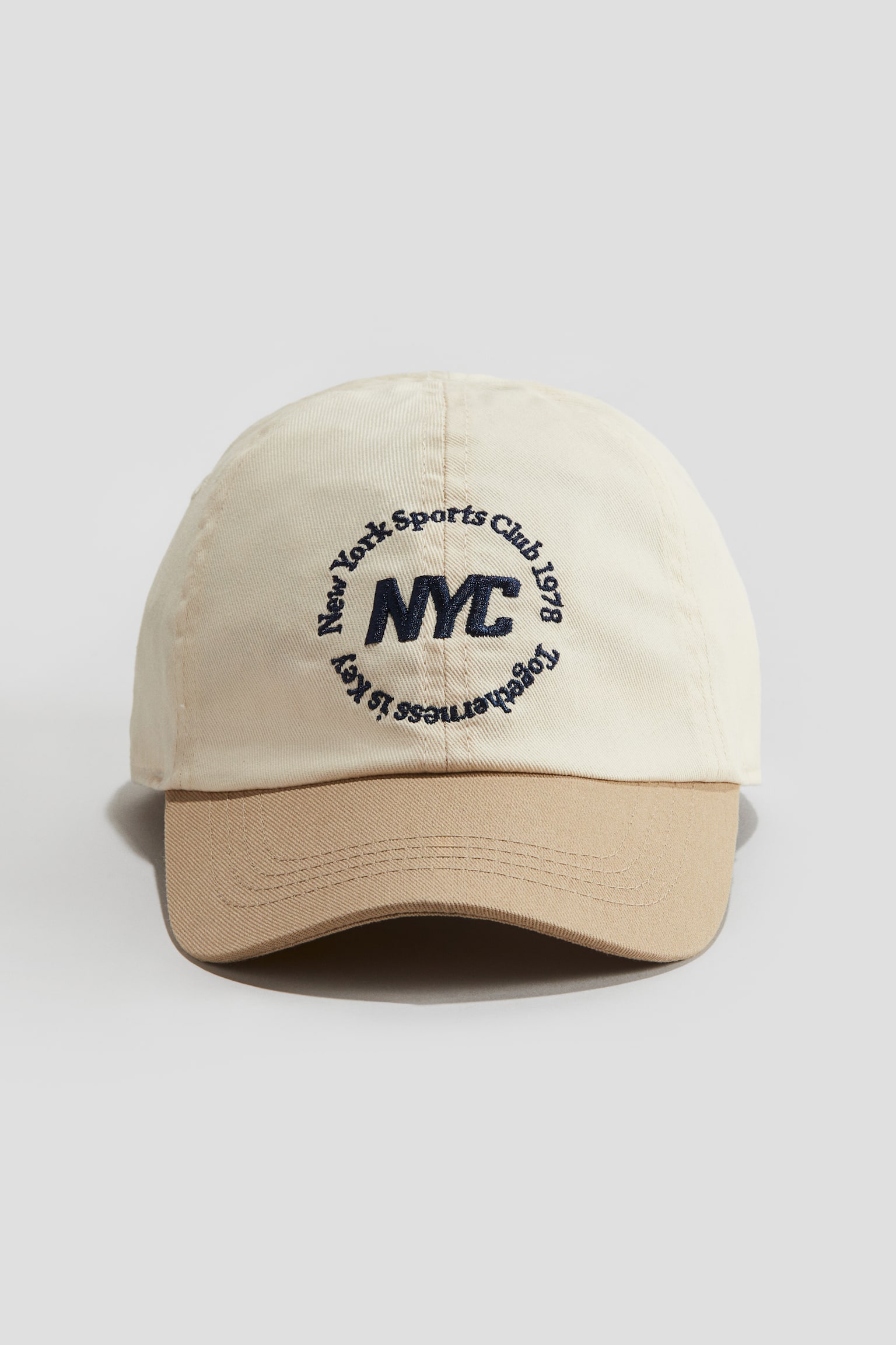 Motif-detail cap - Light beige/NYC/Blue/Dinosaur/Denim grey/Sport League - 1