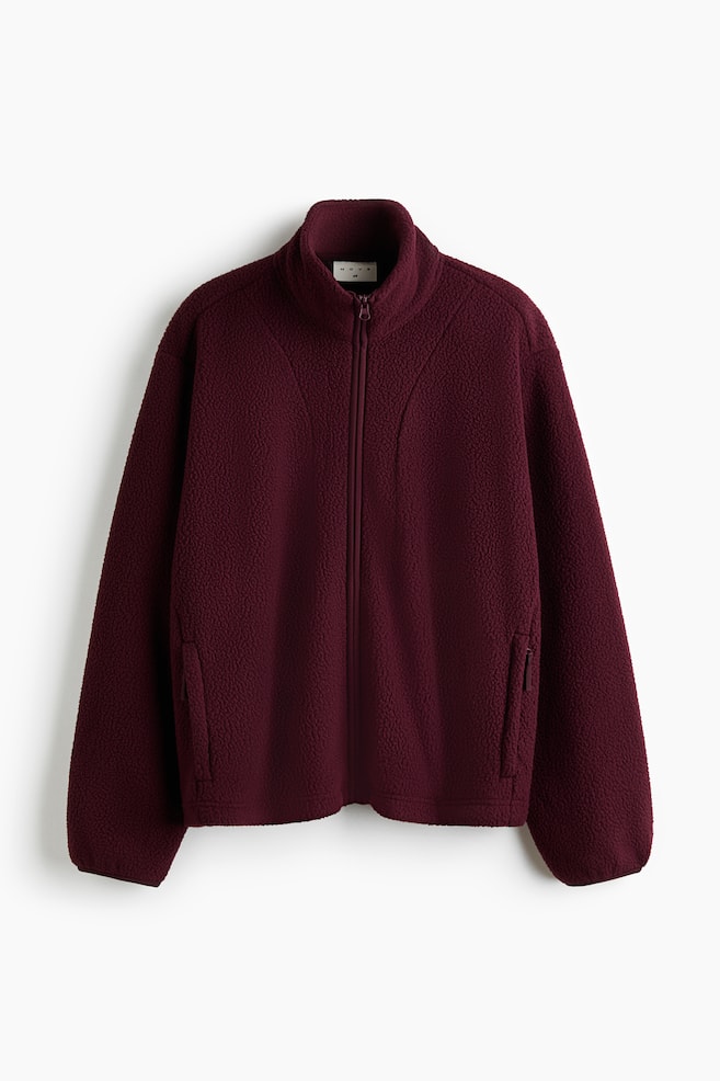Teddy sports jacket - Cherry red/Black/Ivory - 1