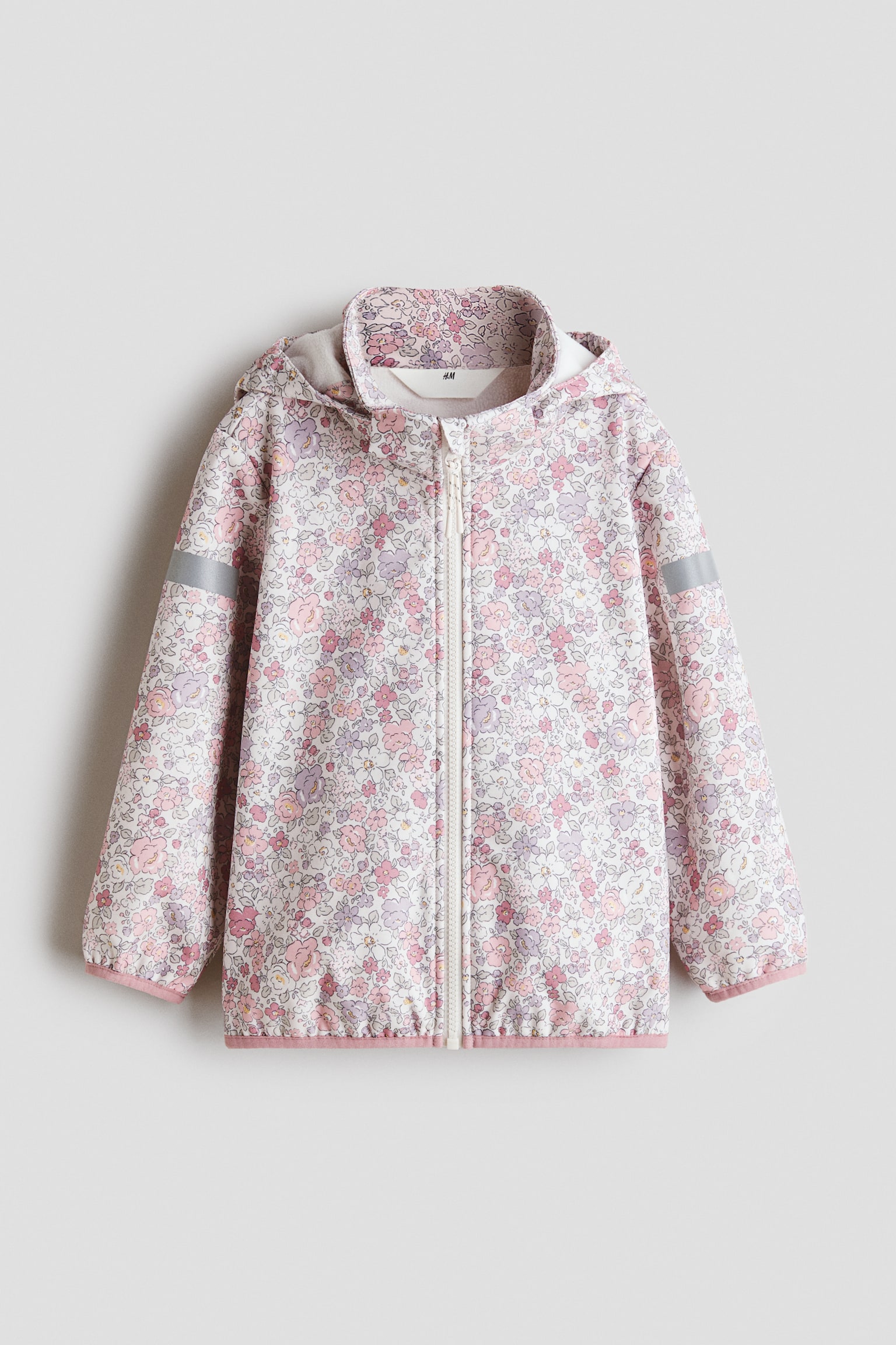 Water-resistant softshell jacket - Light pink/Floral/Dusty blue/Dinosaurs/Pink/Floral/Light pink/Hearts/Light pink/Strawberries/Greige/Dinosaurs