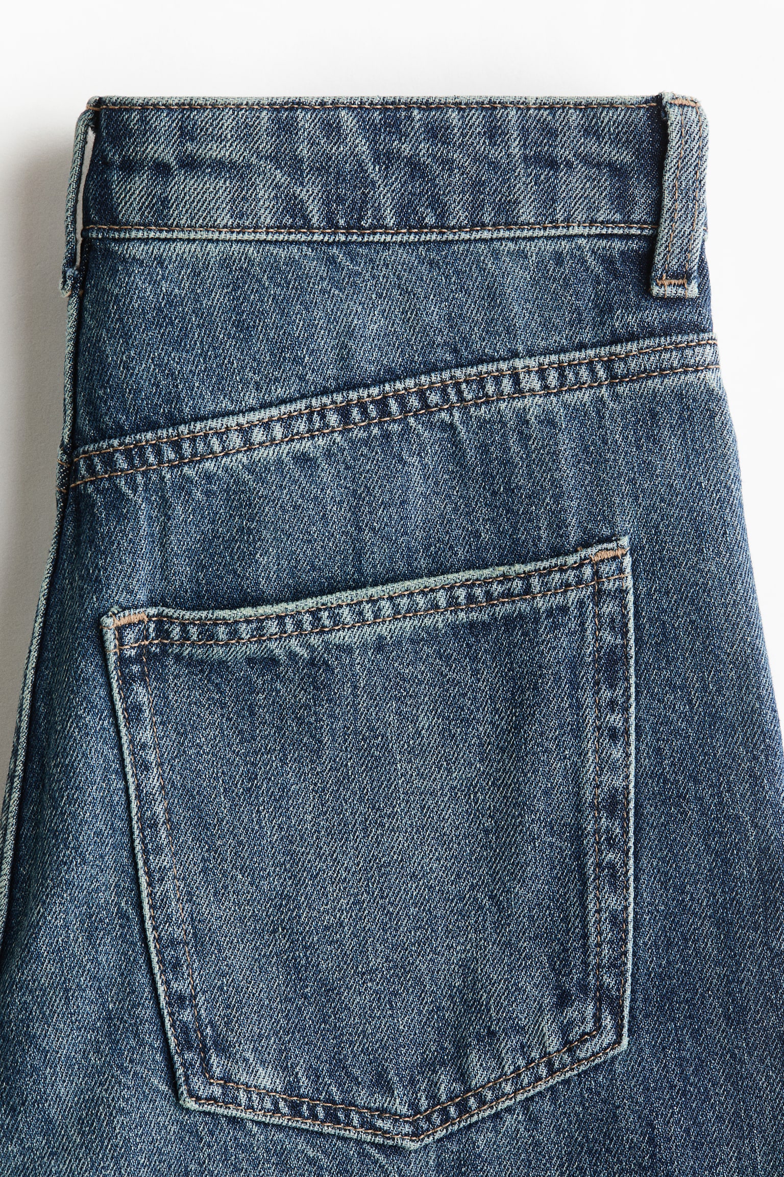 Женские джинсы H&M Wide High, цвет: Джинсовый синий — фото 6