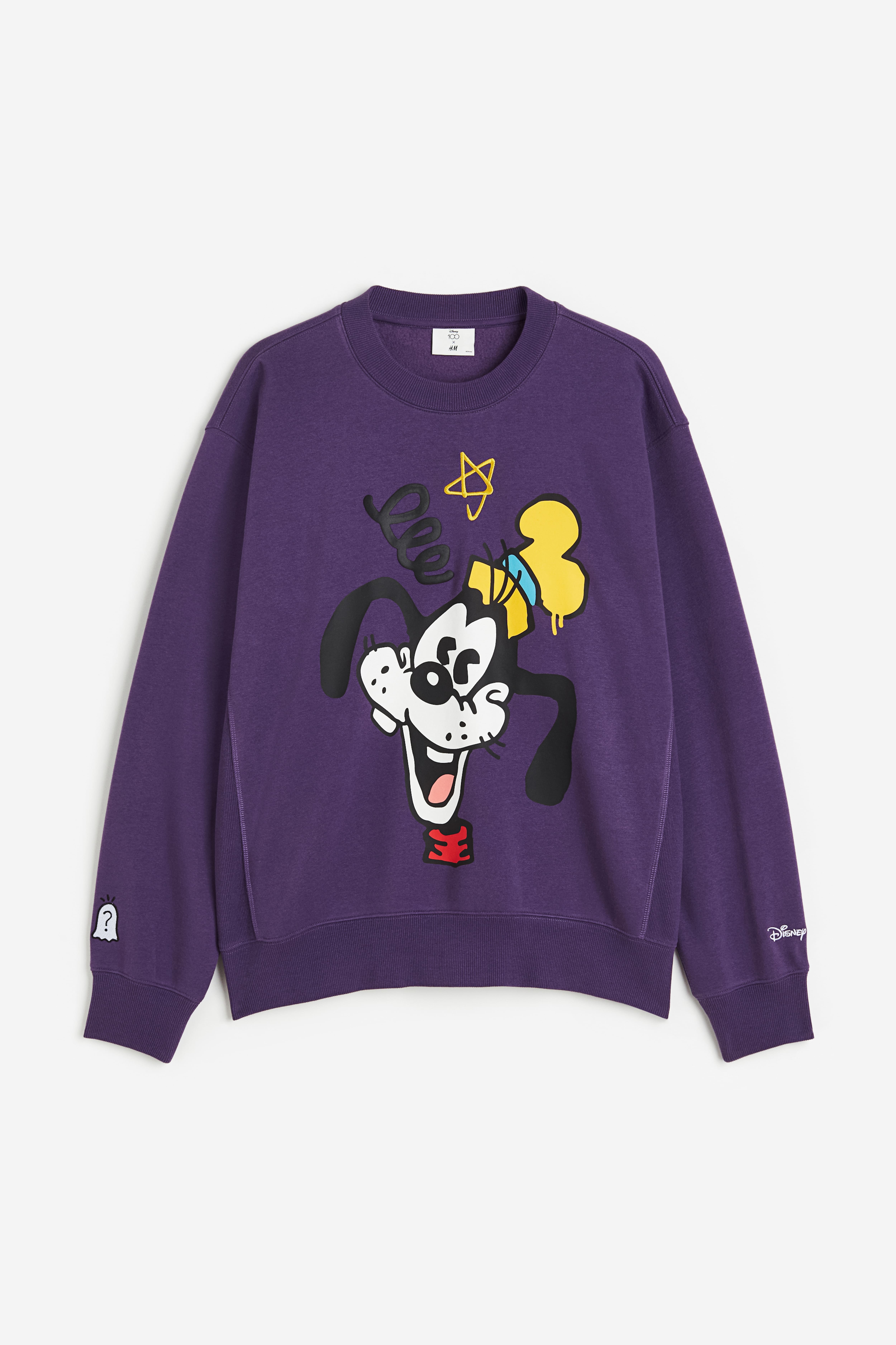 Loose Fit Sweatshirt Dark purple Disney100 Men H M US