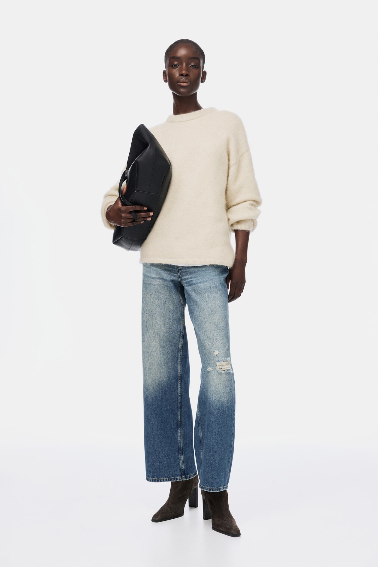 Oversized Mohair-Blend Sweater - image 2