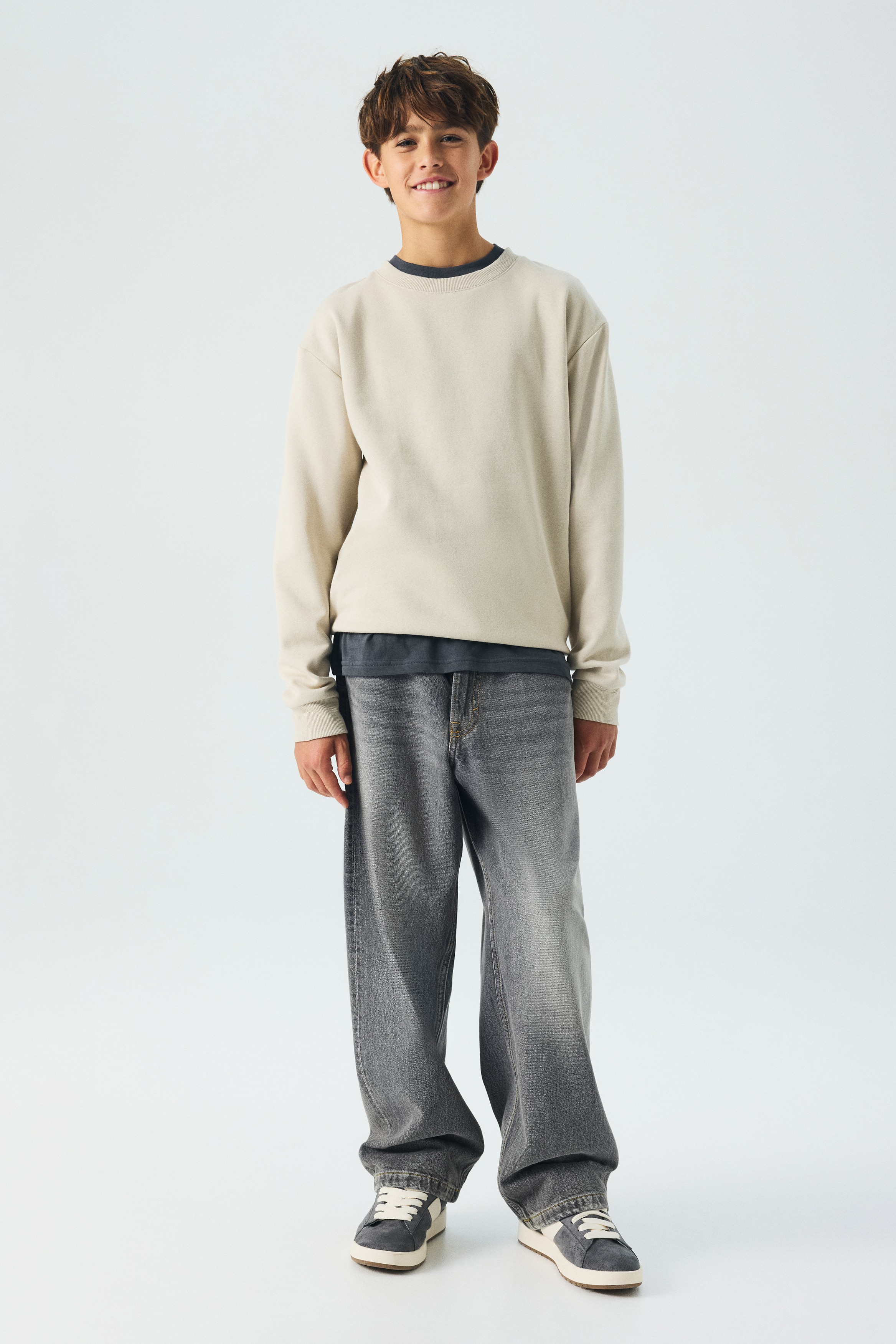 Baggy Fit jeans - Grå/Tvättad svart/Mörk denimblå/Denimblå/Ljus denimgrå/Denimblå/Ljus denimblå/Ljus denimblå/Tvättad mörk denimblå/Tvättad svart/Vit