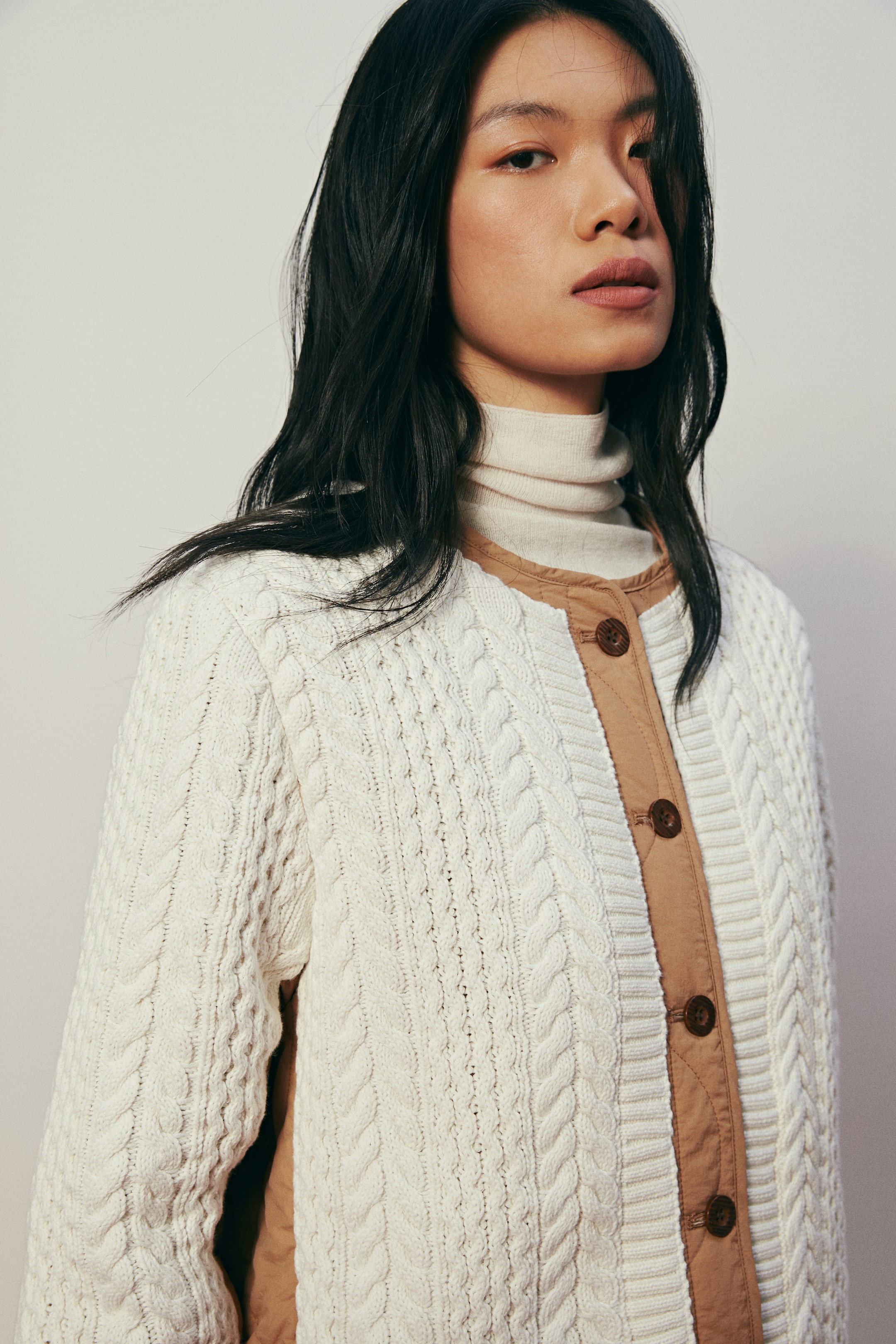 拡大画像を表示: レイヤードジャケット - クリーム／ベージュ - レディース | H&M JP 2