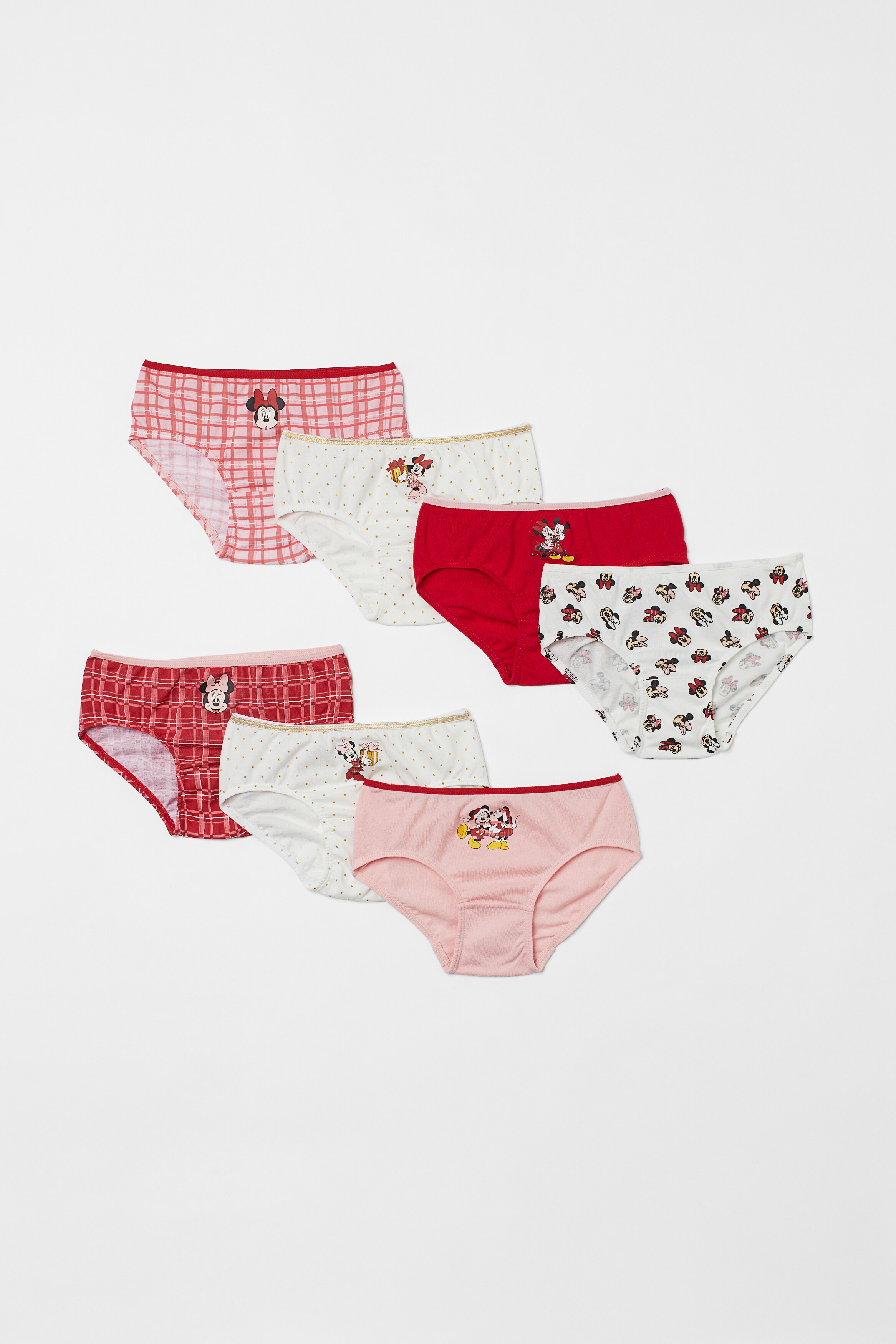 コットンショーツ 7枚セット - ミントグリーン／ディズニー