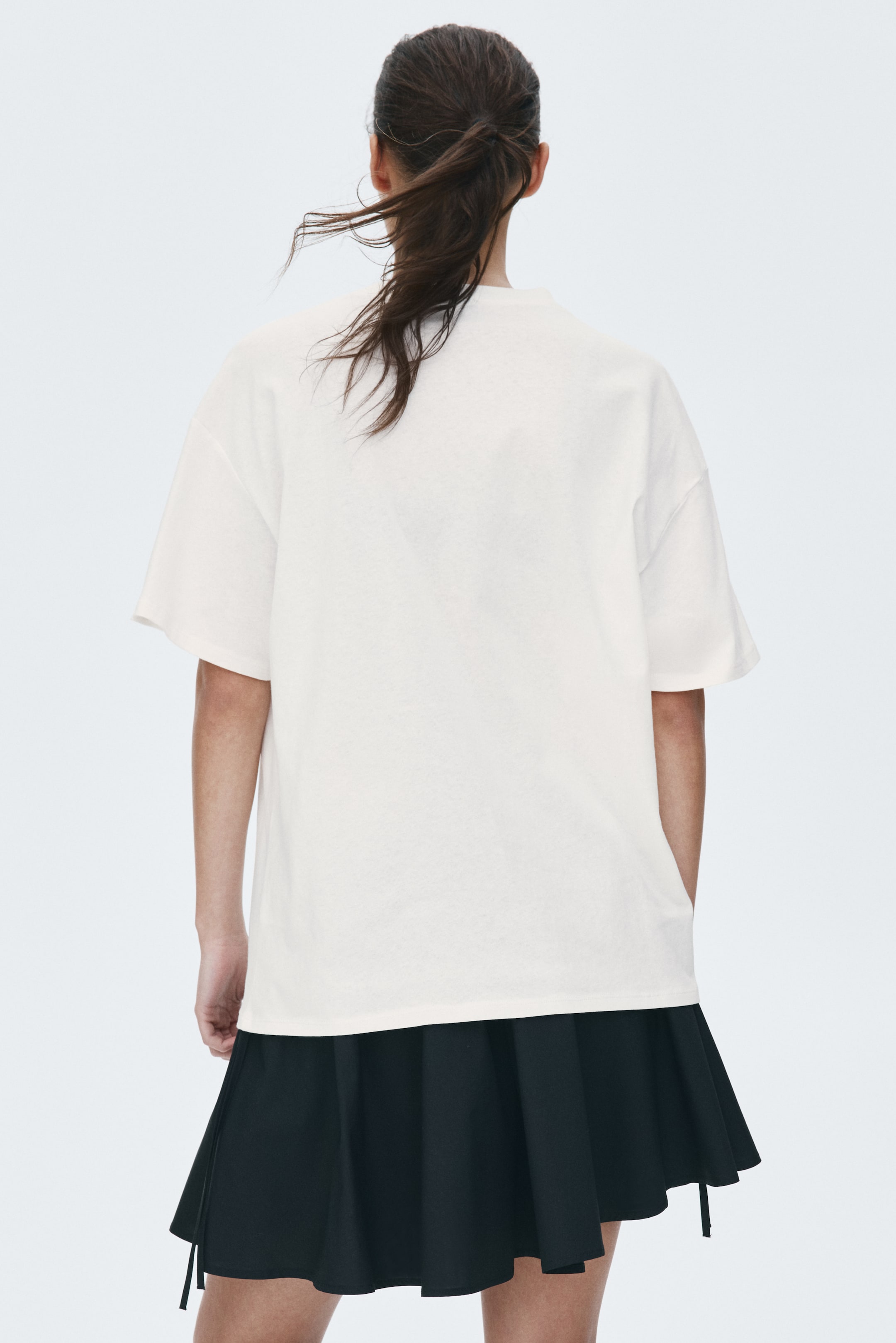 View larger image: Oversized printed T-shirt - White/Selena Gomez - Ladies | H&M IN 4