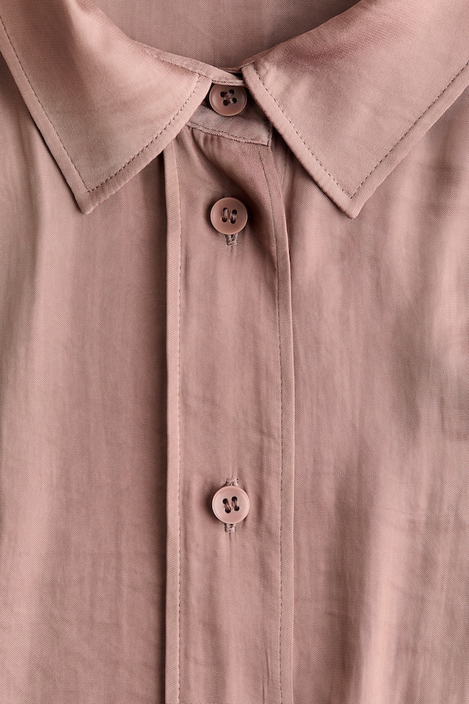 Oversized hemd-Taupe - 4
