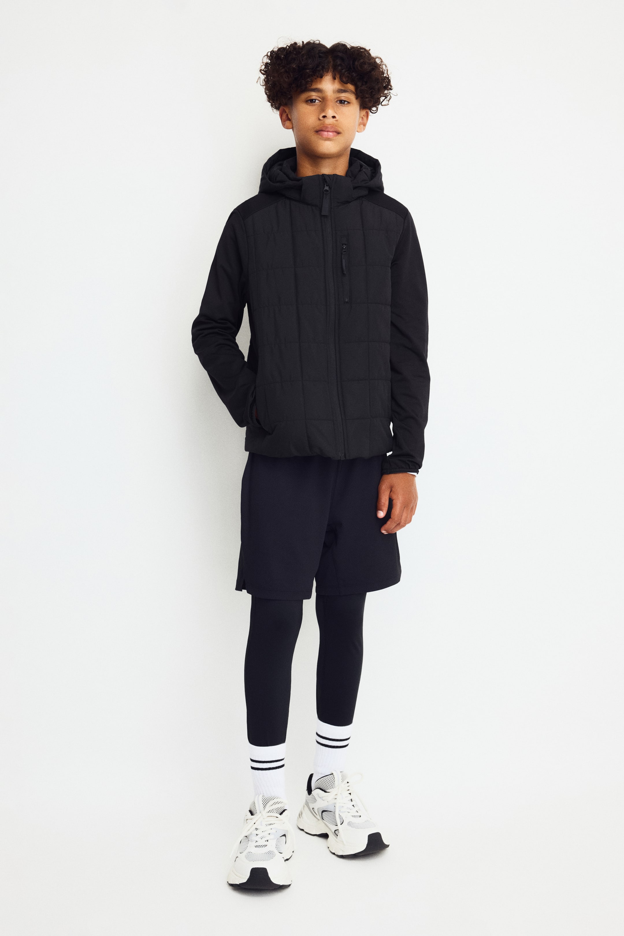 Детские куртки H&M Padded Hybrid Jacket with ThermoMove™ — фото 4