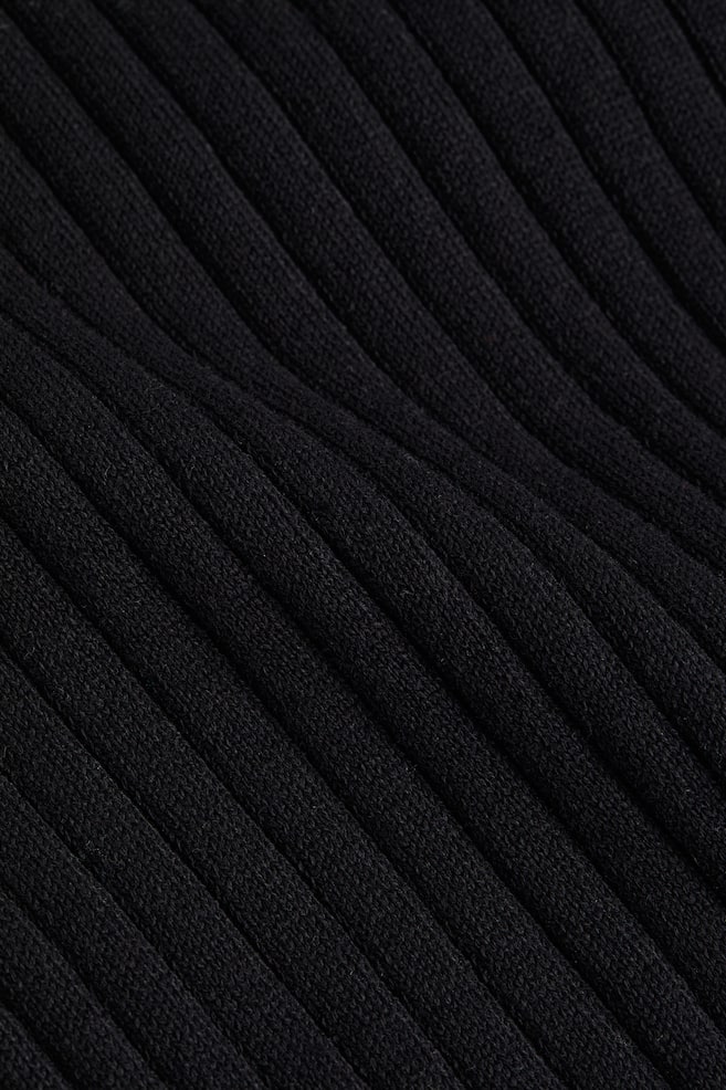 H&M+ Rib-knit bodycon dress - Black - 2