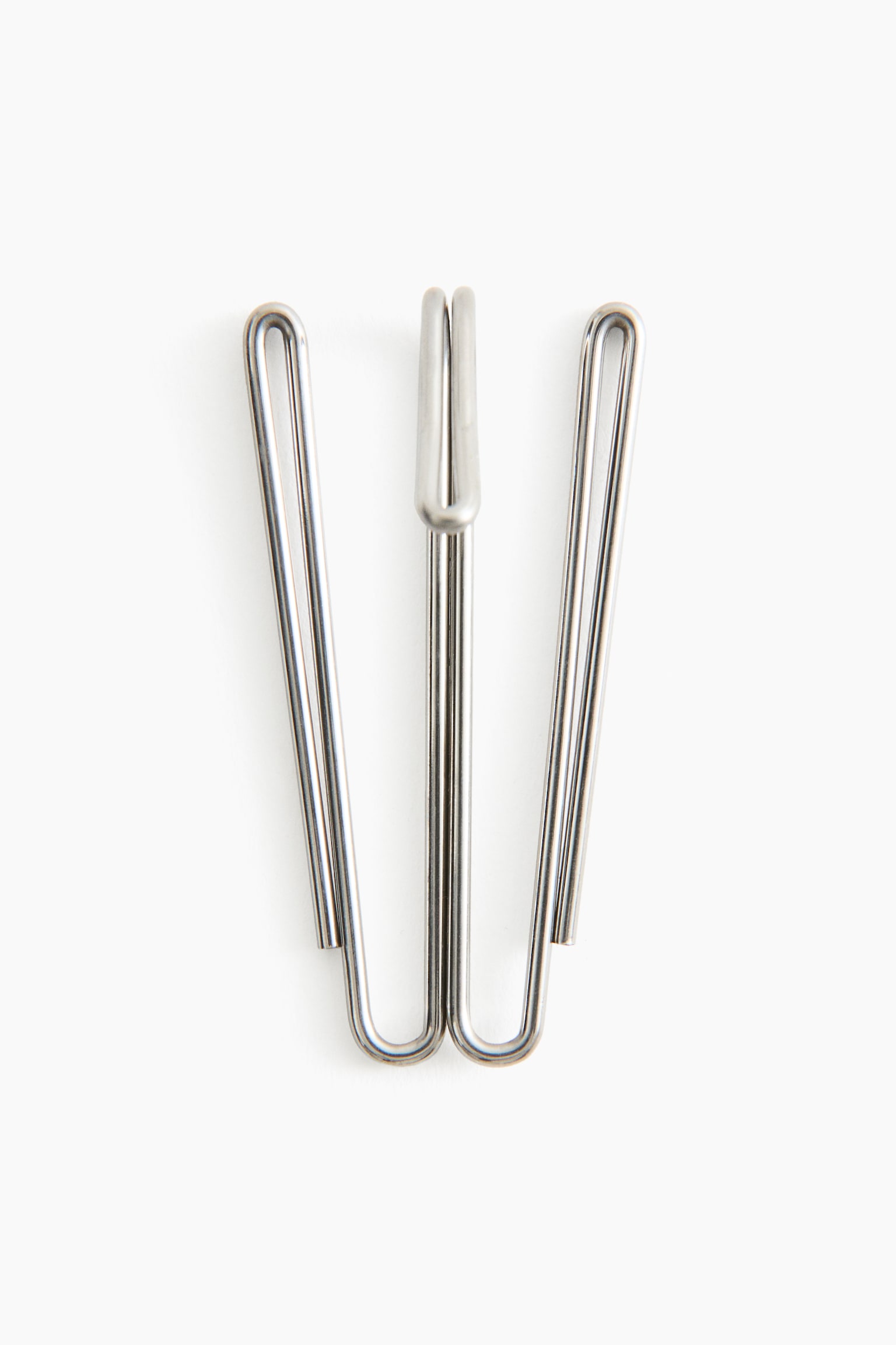 10-pack curtain hooks - Silver-coloured - 3
