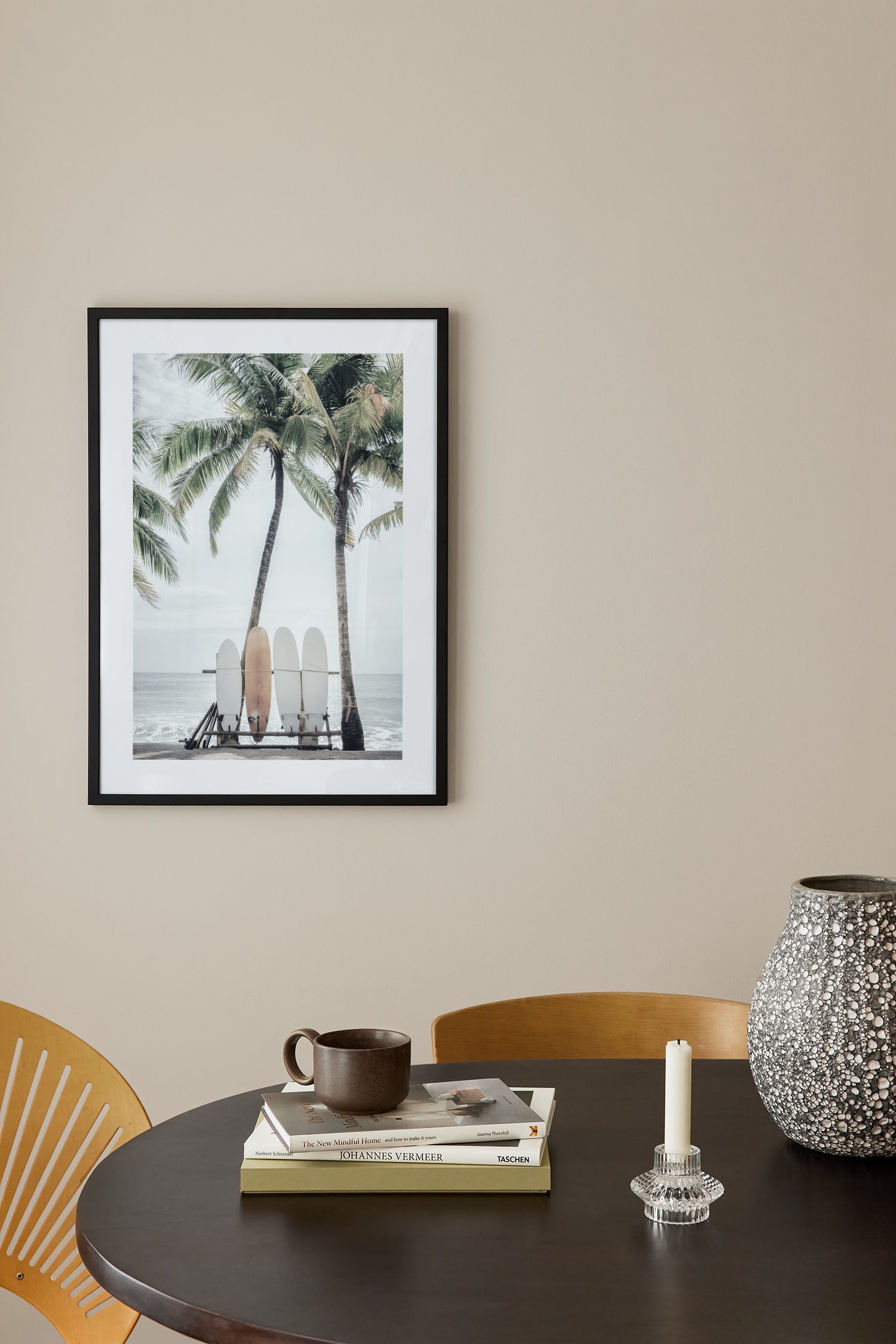 Beach Surfboards Plakat - Blå/grøn