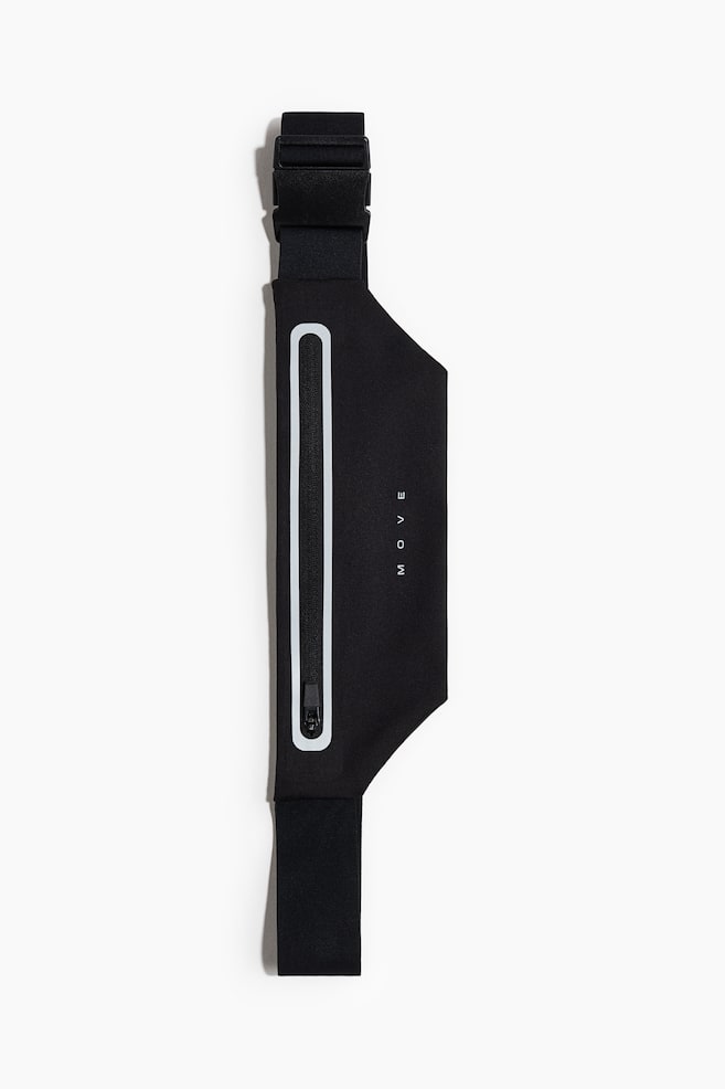 Marsupio da running riflettente - Nero - 1